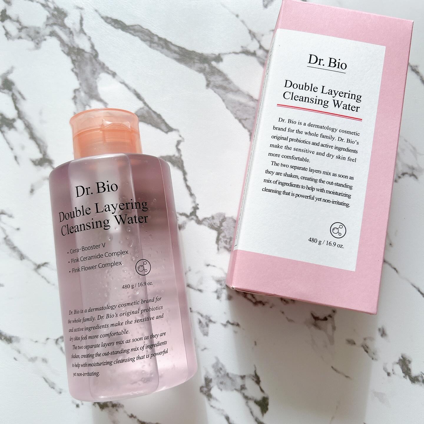 ダブルレイヤリングクレンジングウォーター/Dr.Bio/クレンジングウォーターを使ったクチコミ（1枚目）