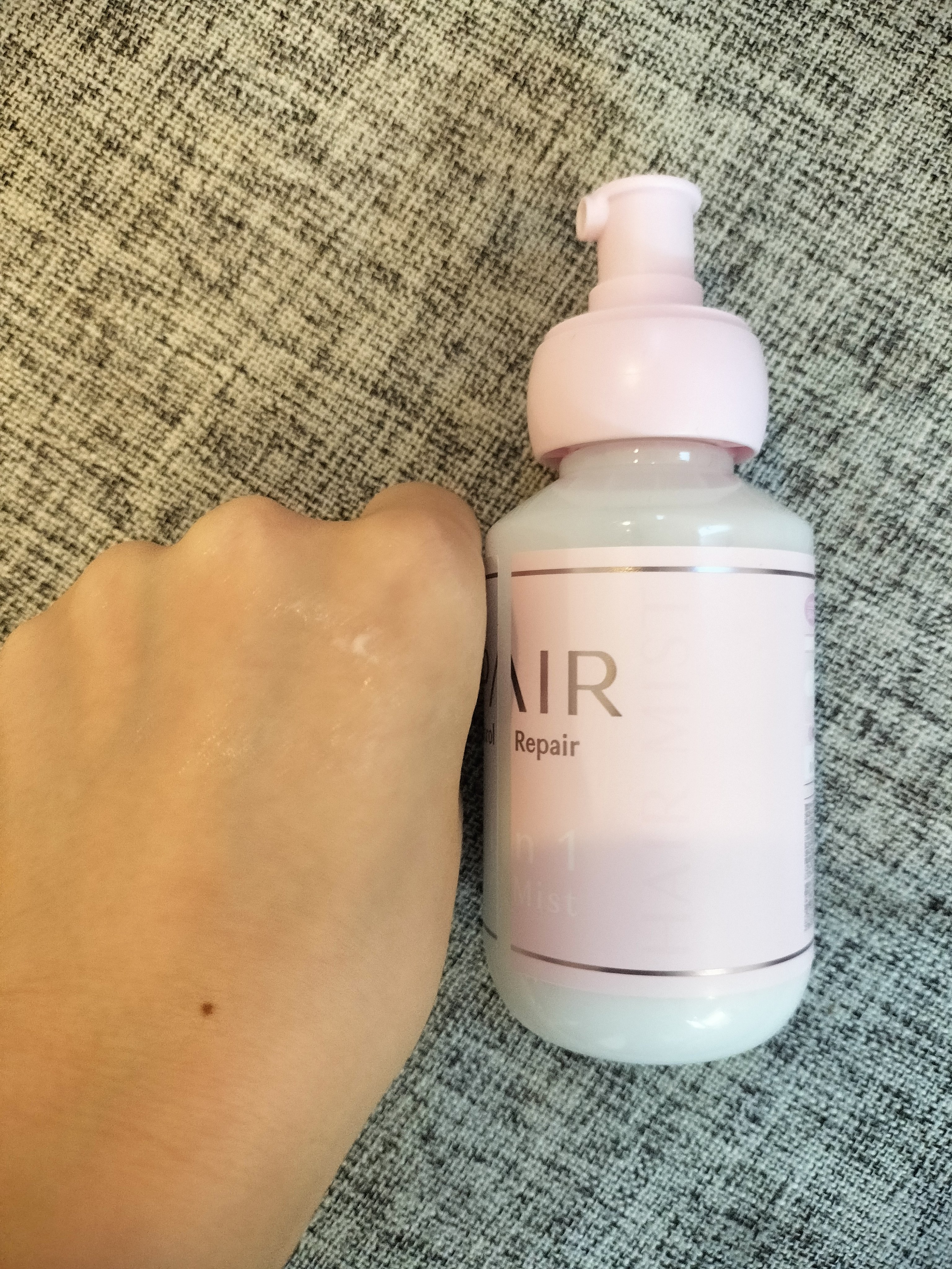 アンドペア コントロール リペア 2in1 ヘアミルクミスト/&PAIR/ヘアミストを使ったクチコミ（2枚目）