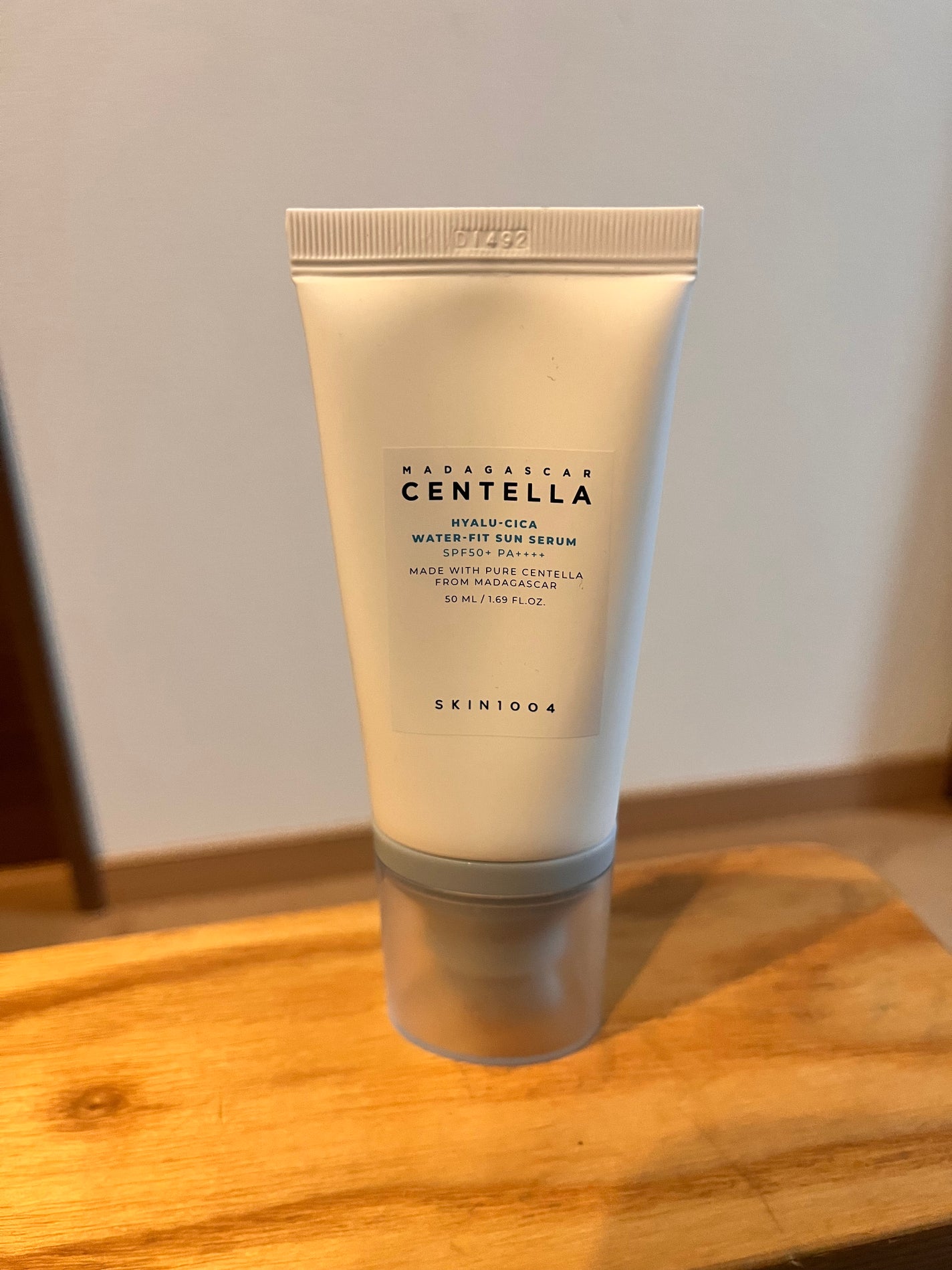 ヒアルーシカ ウォーターフィット サンセラム/SKIN1004/日焼け止めローションを使ったクチコミ(1枚目)