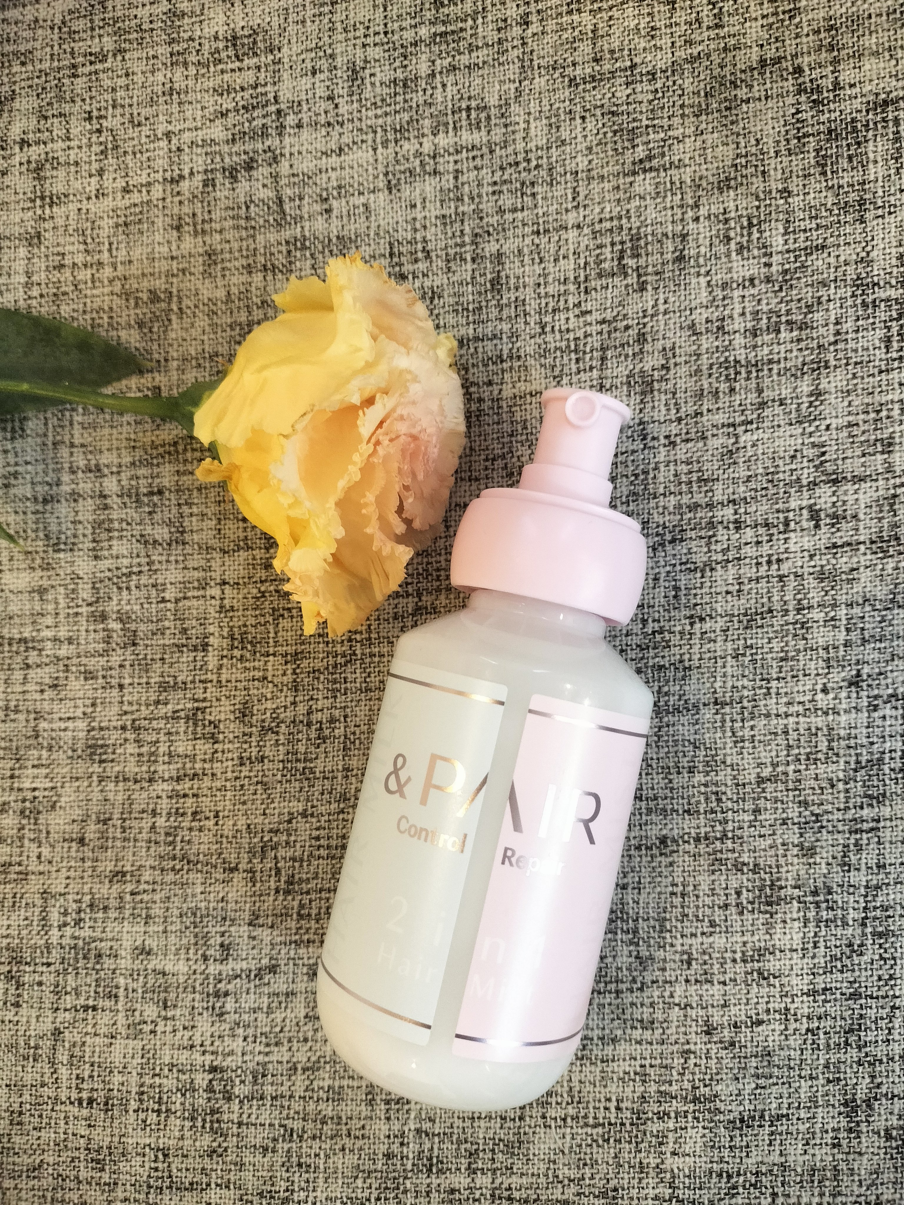 アンドペア コントロール リペア 2in1 ヘアミルクミスト/&PAIR/ヘアミストを使ったクチコミ（1枚目）