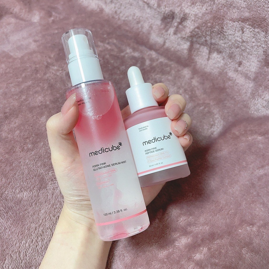 PDRNピンクセラムミスト/MEDICUBE/美容液を使ったクチコミ（3枚目）