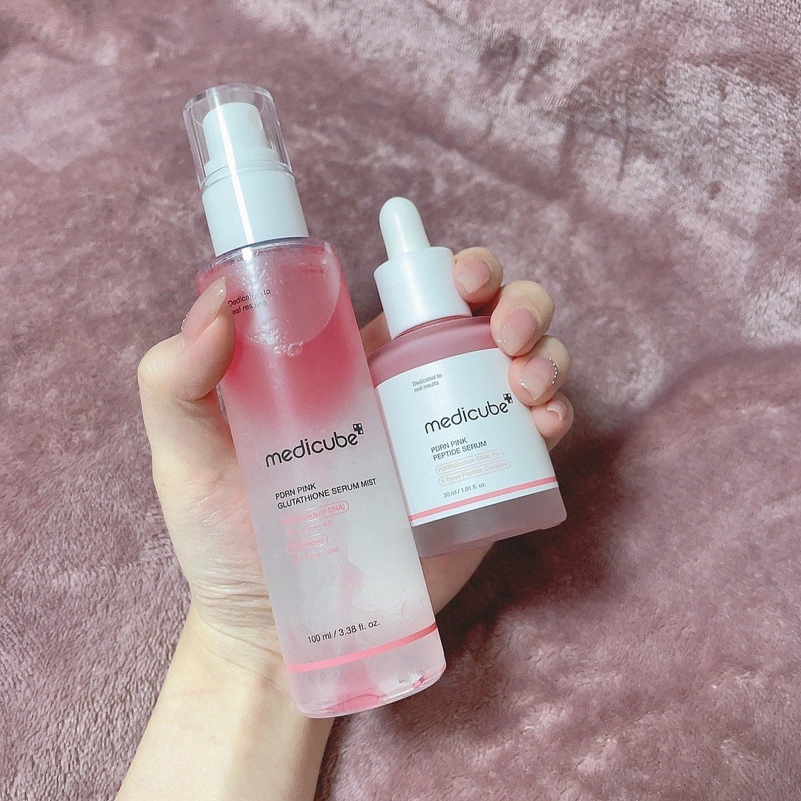 PDRNピンクセラムミスト/MEDICUBE/美容液を使ったクチコミ(3枚目)