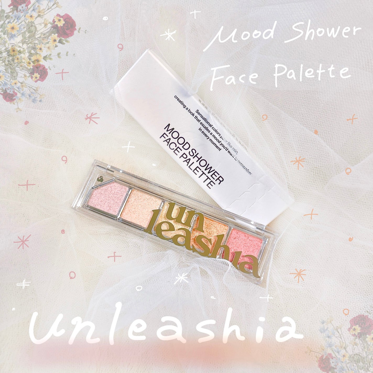 Mood Shower Face Palette/unleashia/パウダーハイライトを使ったクチコミ(1枚目)