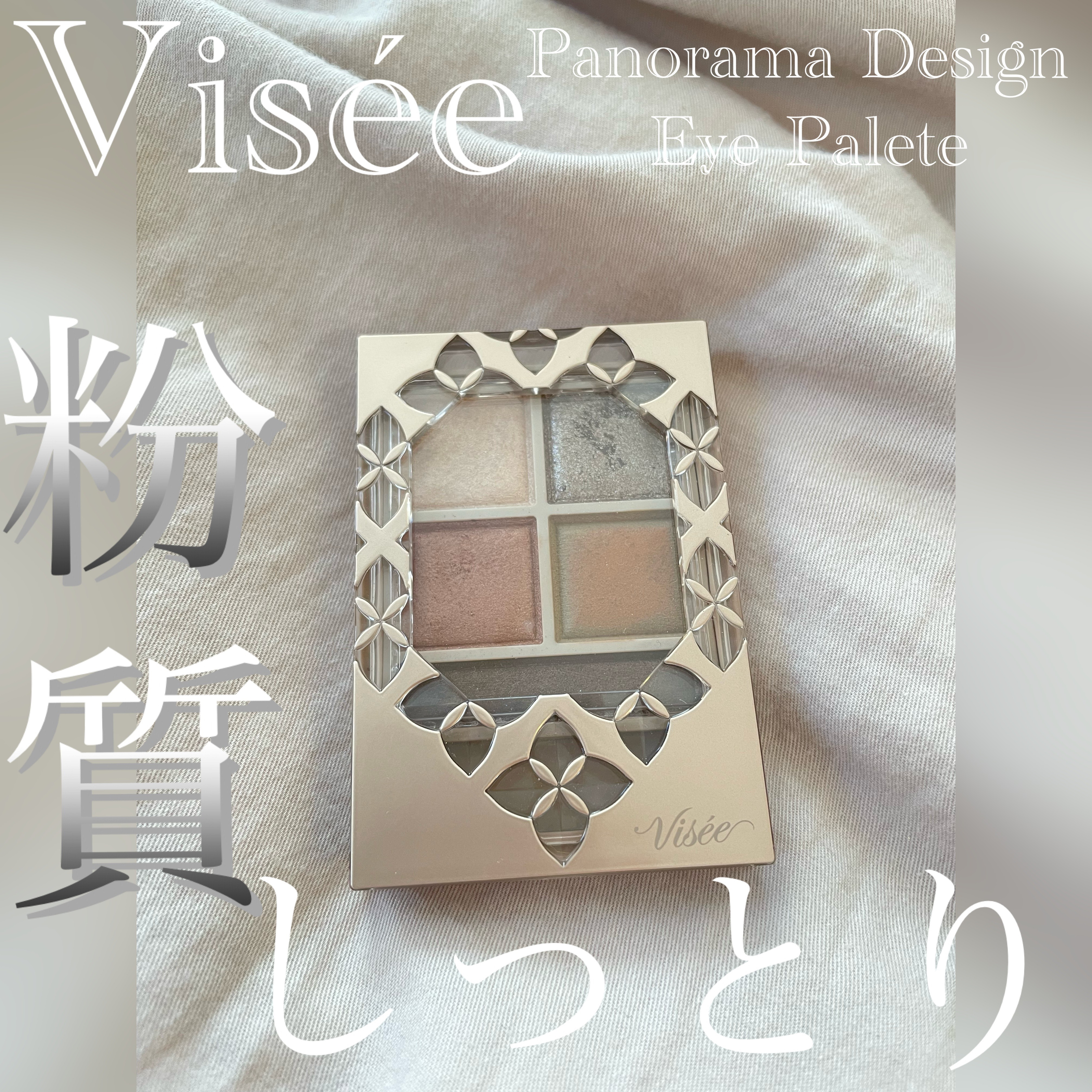 パノラマデザイン アイパレット/Visée/アイシャドウパレットを使ったクチコミ（1枚目）