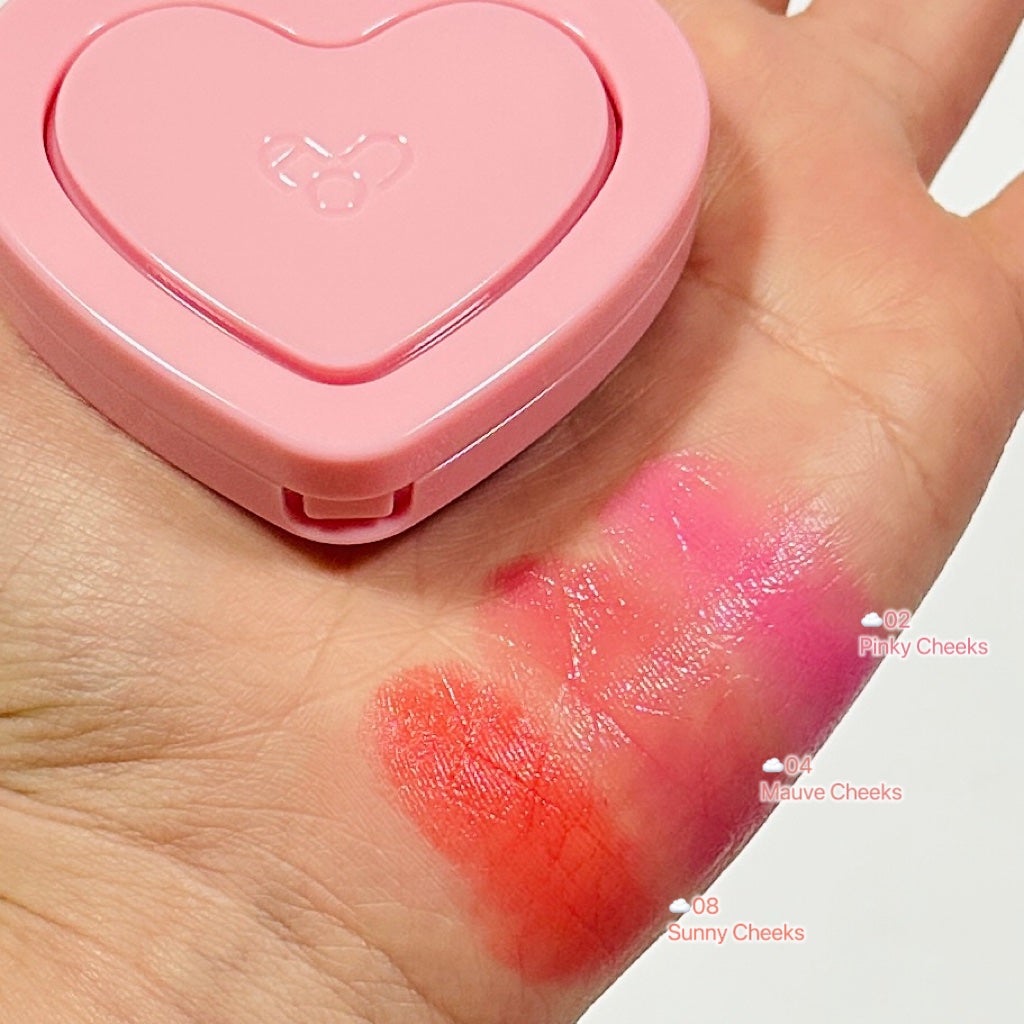 GLOWY CREAM BLUSH/AOU/ジェル・クリームチークを使ったクチコミ(3枚目)