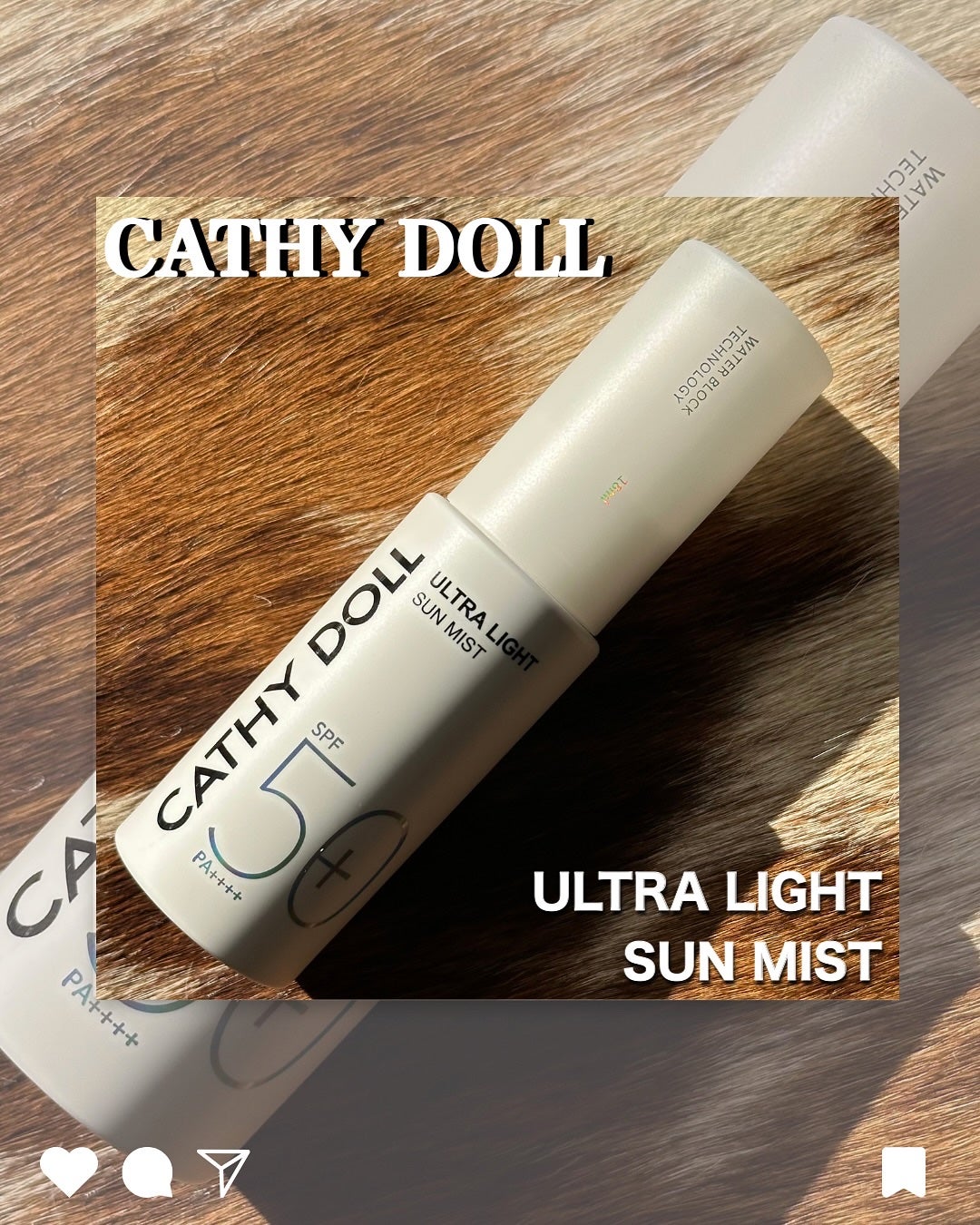 ウルトラライト サンミスト/CathyDoll/日焼け止めミスト・スプレーを使ったクチコミ(1枚目)