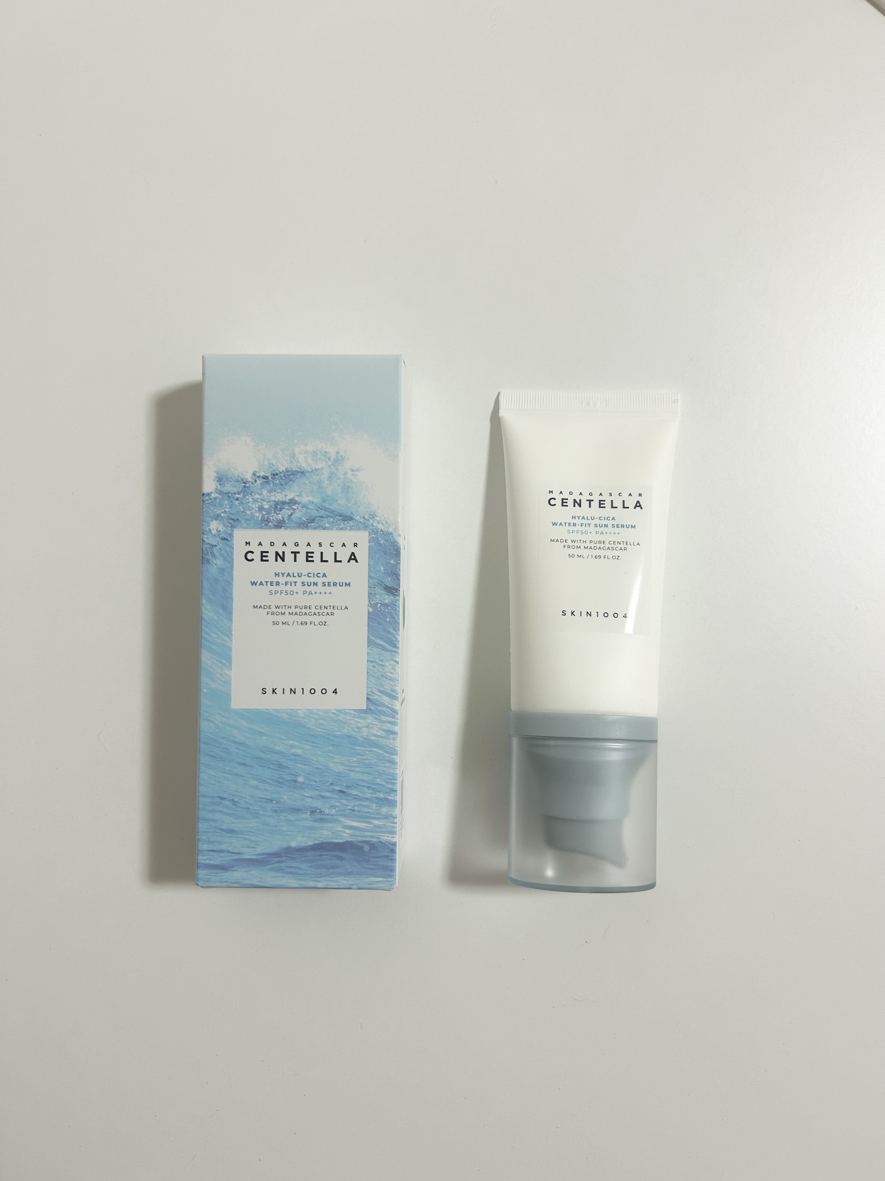 ヒアルーシカ ウォーターフィット サンセラム/SKIN1004/日焼け止めローションを使ったクチコミ（1枚目）