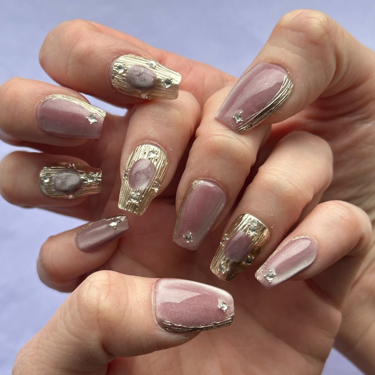 ネイルチップ/SHEIN/ネイルチップ・パーツを使ったクチコミ(5枚目)