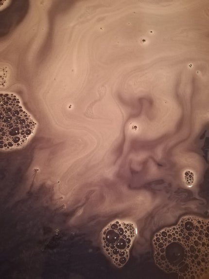 バブ モンスターバブルMEGA級 マーブル泡 ラベンダーカクテルの香り/バブ/炭酸系入浴剤を使ったクチコミ(5枚目)