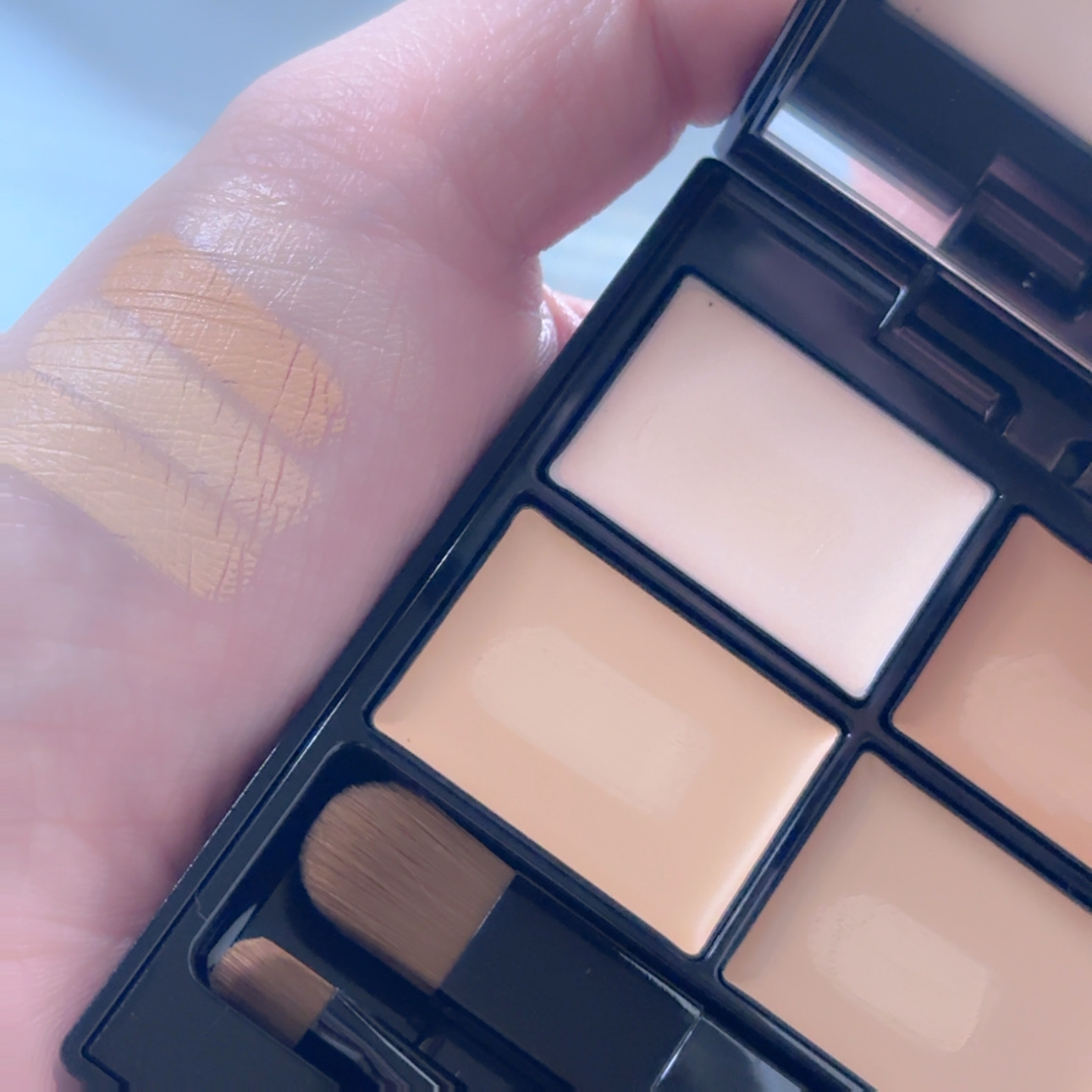 トーンパーフェクティング パレット/DECORTÉ/パレットコンシーラーを使ったクチコミ（2枚目）