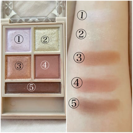 パノラマデザイン アイパレット/Visée/アイシャドウパレットを使ったクチコミ(2枚目)