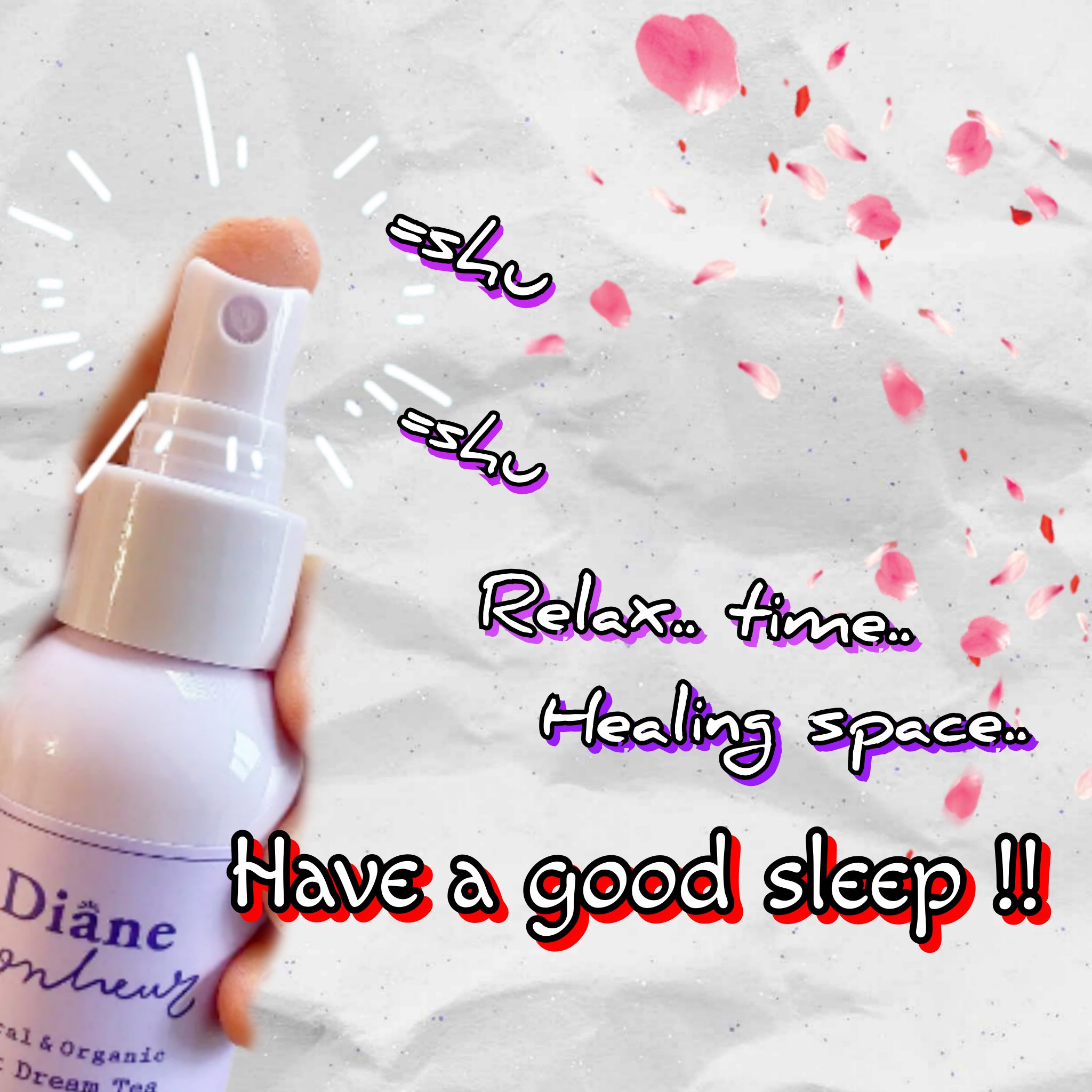 ダイアンボヌール おやすみピローミスト ナイトドリームティーの香り/ダイアン/ファブリックミストを使ったクチコミ（3枚目）