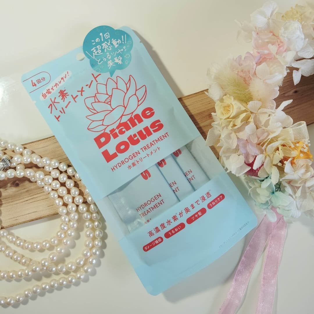 ロータス 水素トリートメント ティー&シトラスの香り/ダイアン/洗い流すヘアトリートメントを使ったクチコミ(4枚目)