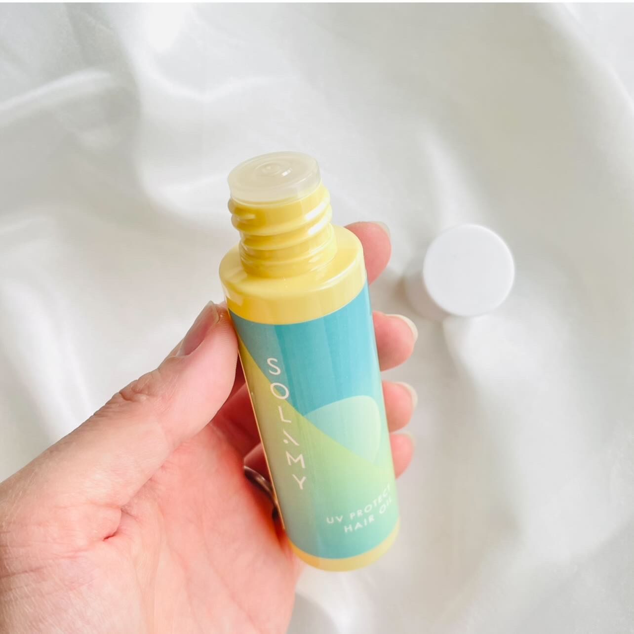 ソラミー　ＵＶプロテクトヘアオイル/SOLAMY/ヘアオイルを使ったクチコミ（3枚目）