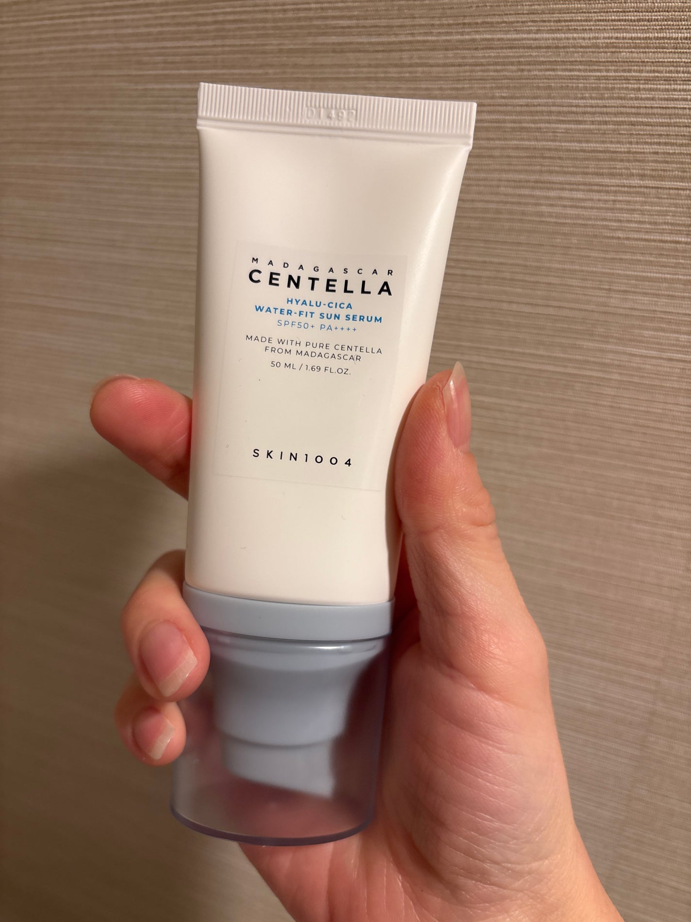 ヒアルーシカ ウォーターフィット サンセラム/SKIN1004/日焼け止めローションを使ったクチコミ(1枚目)