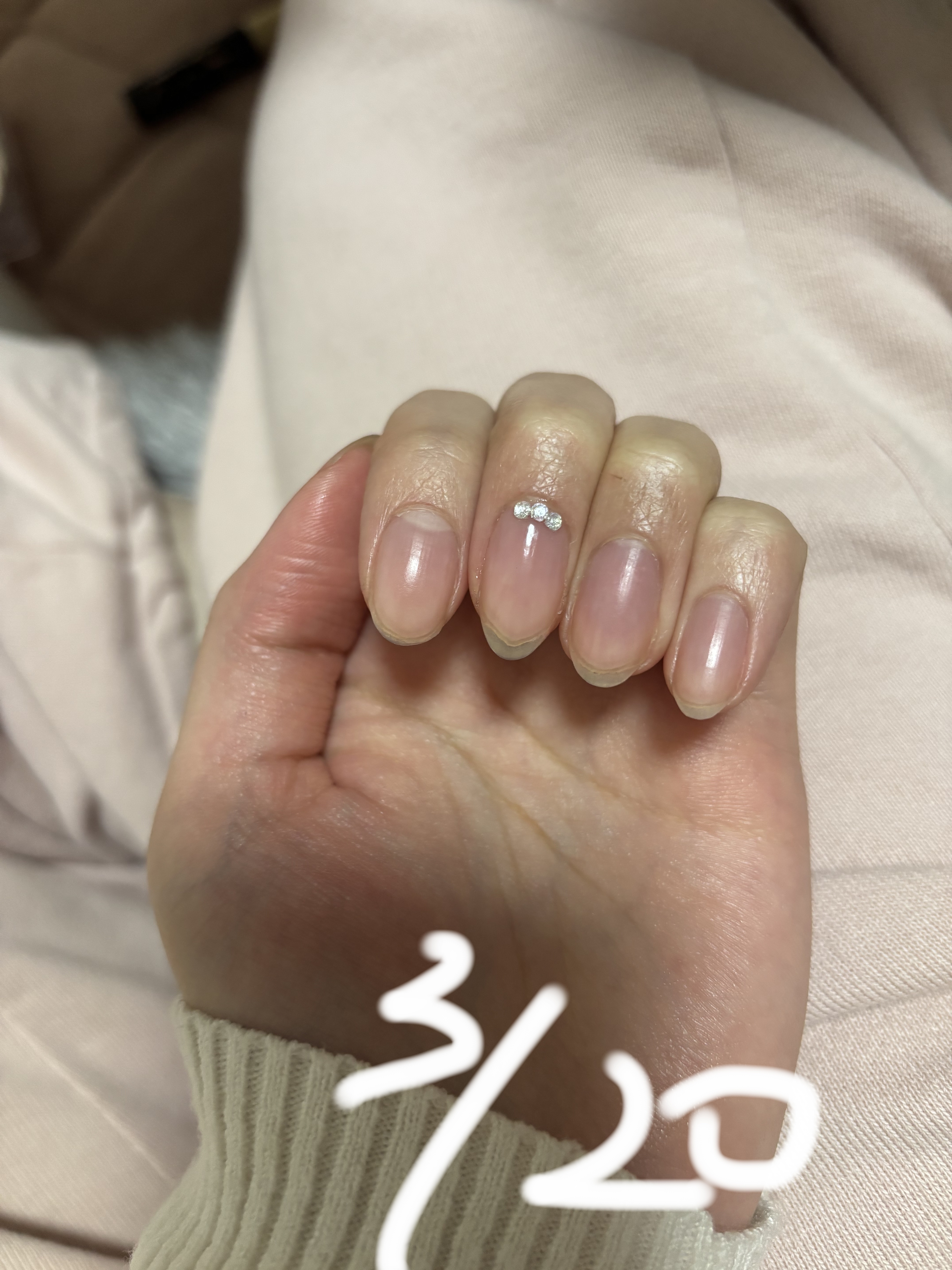 速乾トップコート/セリア/ネイルトップコートを使ったクチコミ（1枚目）