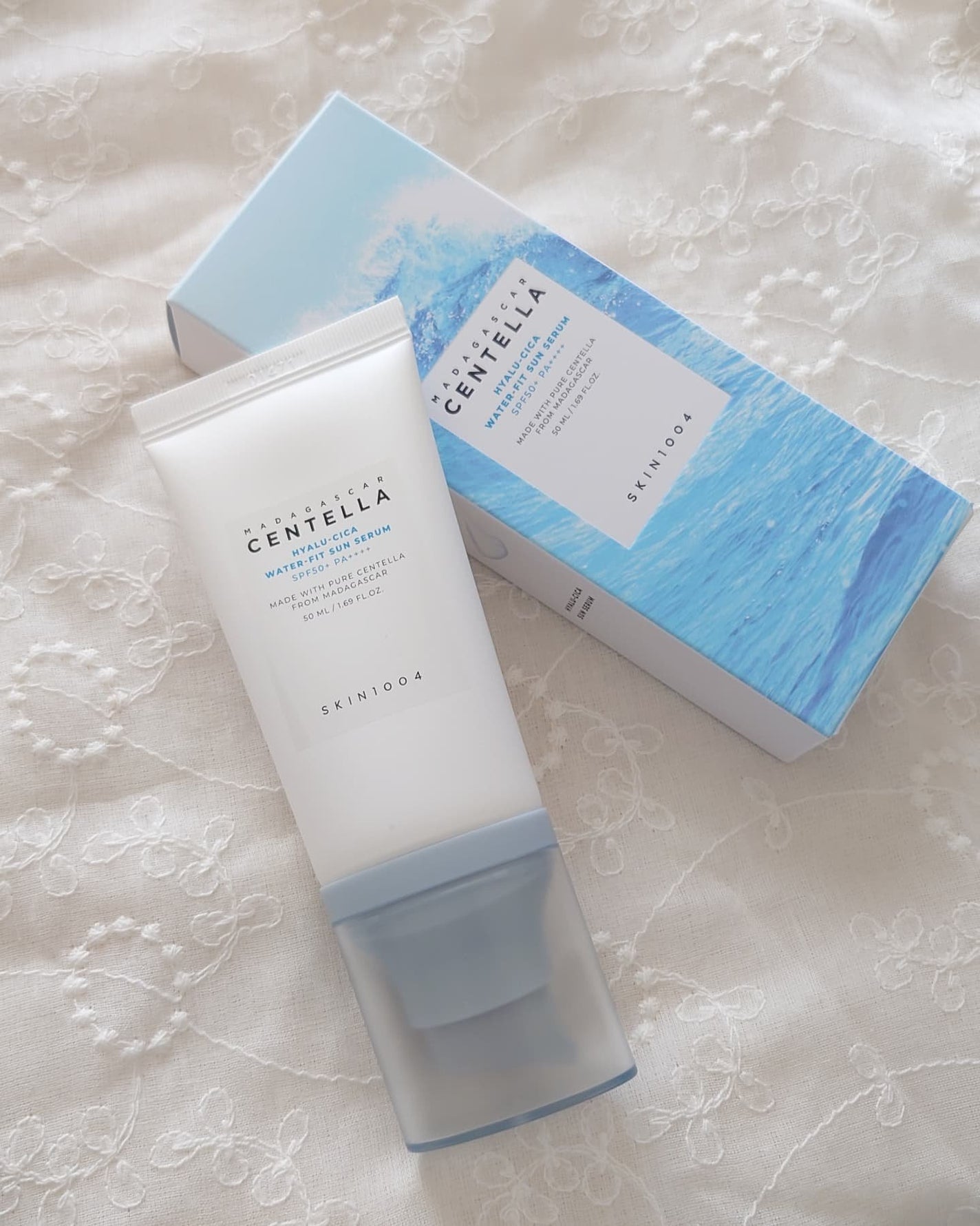 ヒアルーシカ ウォーターフィット サンセラム/SKIN1004/日焼け止めローションを使ったクチコミ(4枚目)