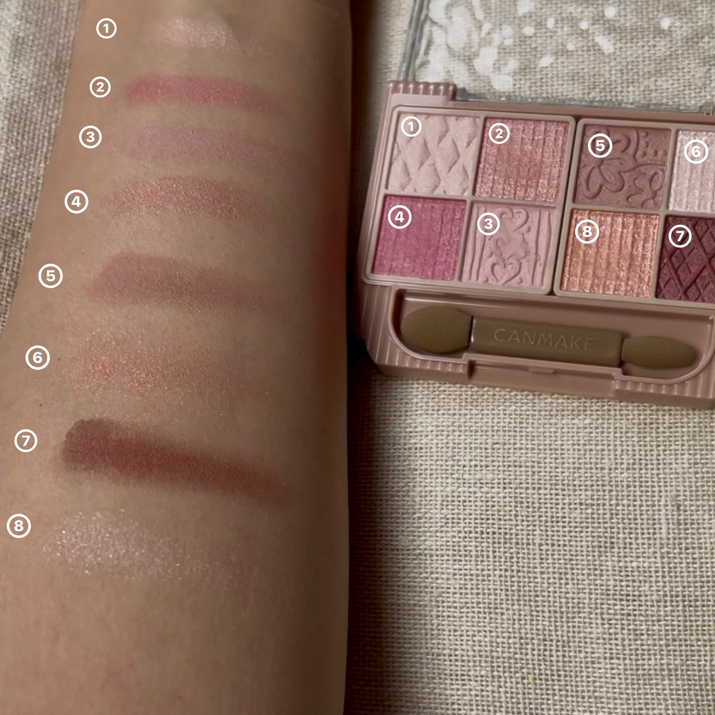 プティパレットアイズ/キャンメイク/パウダーアイシャドウを使ったクチコミ(3枚目)