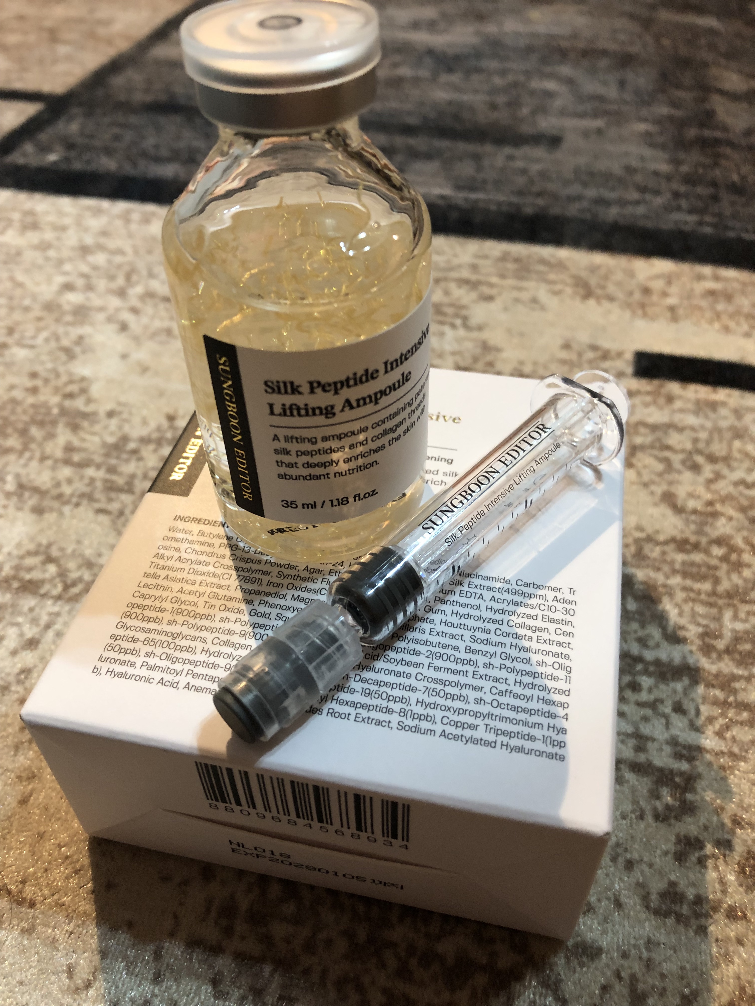 シルクペプチドインテンシブリフティングアンプル/SUNGBOON EDITOR（成分エディター）/美容液を使ったクチコミ（1枚目）