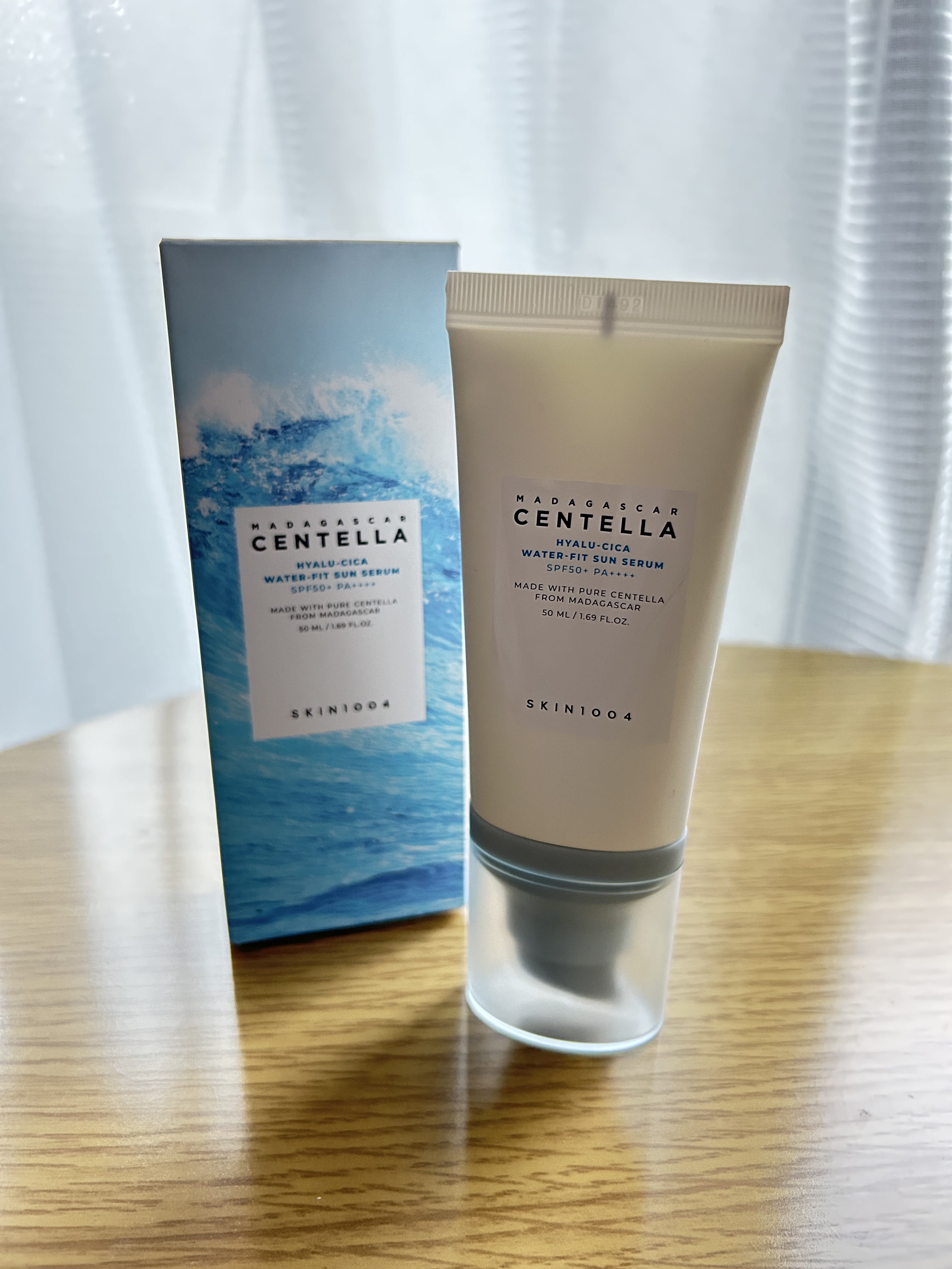 ヒアルーシカ ウォーターフィット サンセラム/SKIN1004/日焼け止めローションを使ったクチコミ（1枚目）