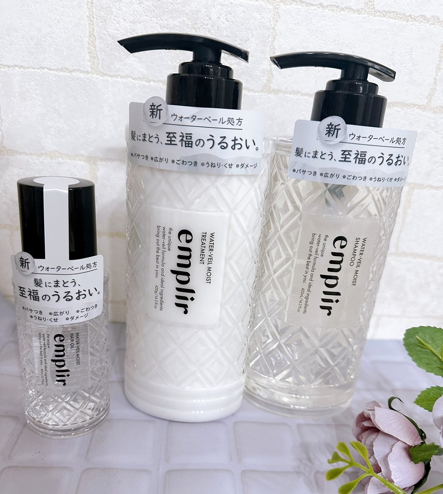 memeフォロバ100 on LIPS 「アンプリール ウォーターベール モイスト𖣔シャンプー𖣔トリート..」(1枚目)