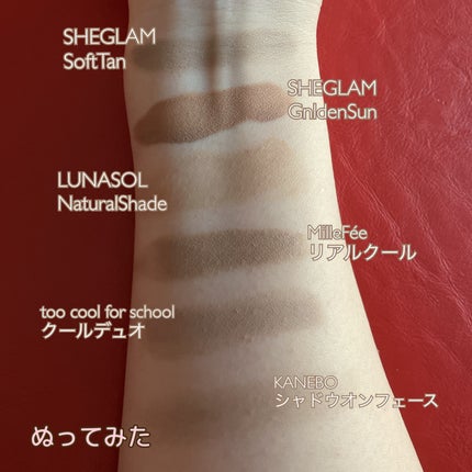 コントゥアリングスティック/LUNASOL/ジェル・クリームチークを使ったクチコミ(7枚目)