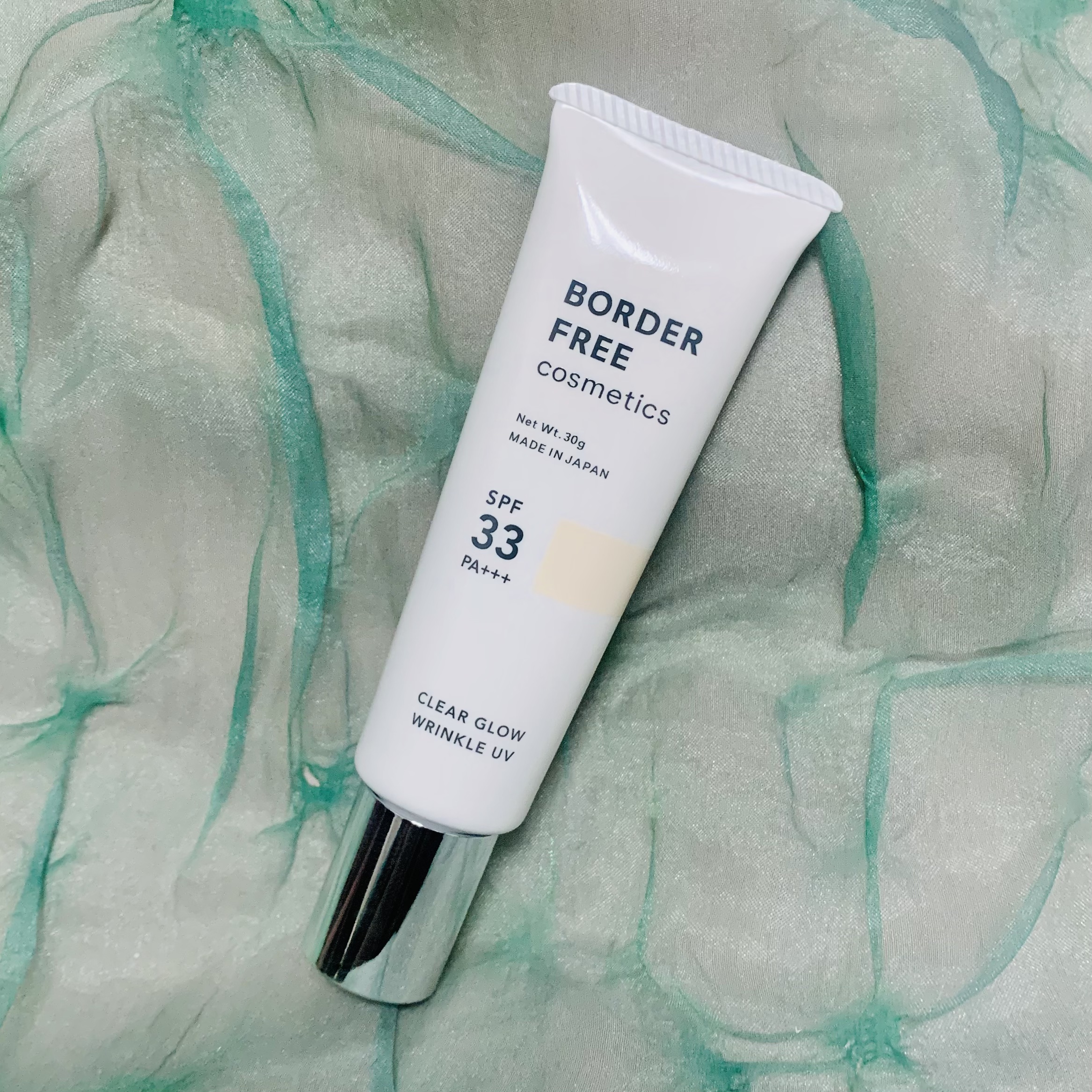 クリアグロウリンクルUV/BORDER FREE cosmetics/日焼け止め・UVケアを使ったクチコミ（1枚目）