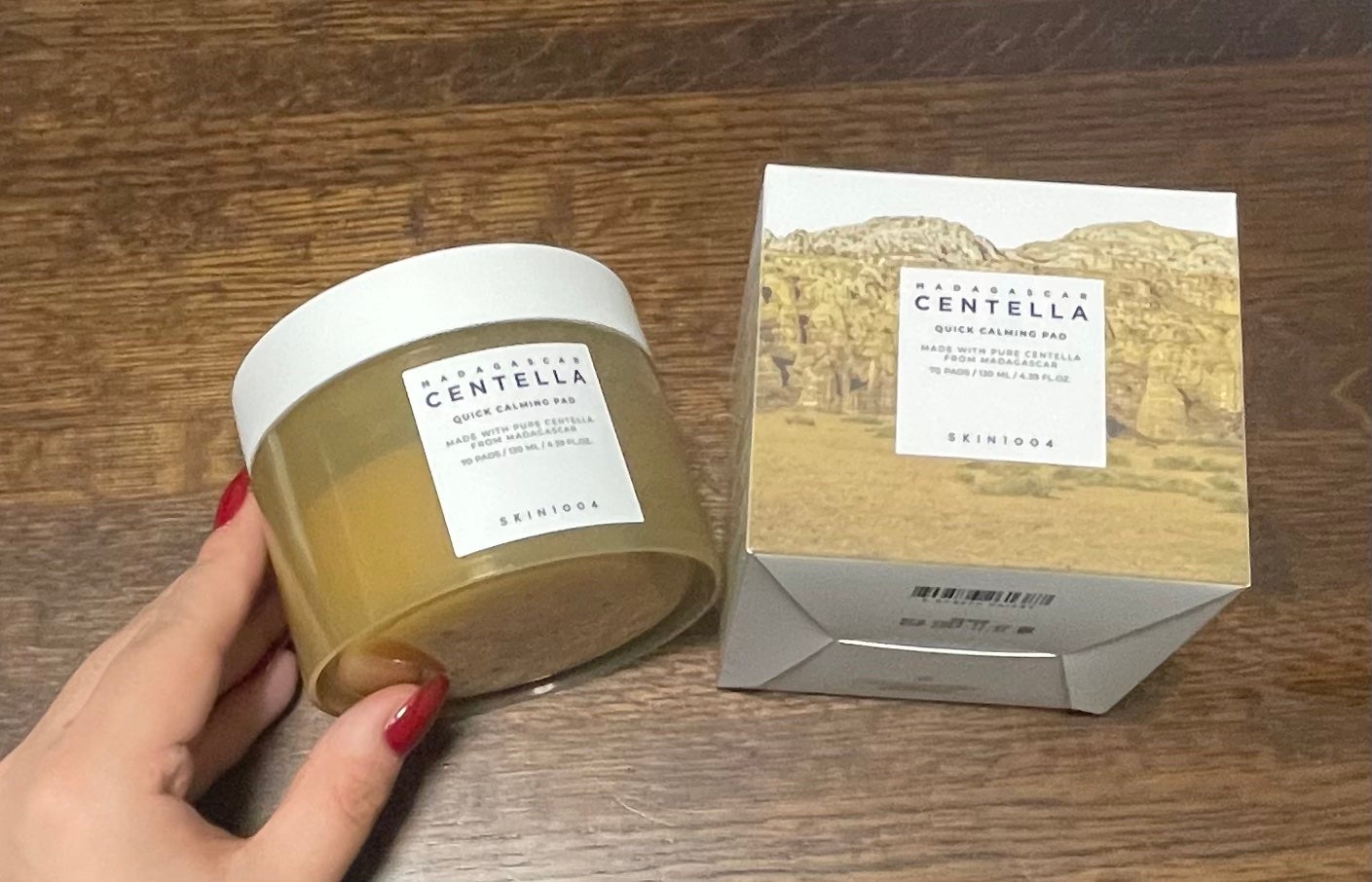 センテラ クイックカーミングパッド/SKIN1004/トナーパッドを使ったクチコミ(1枚目)