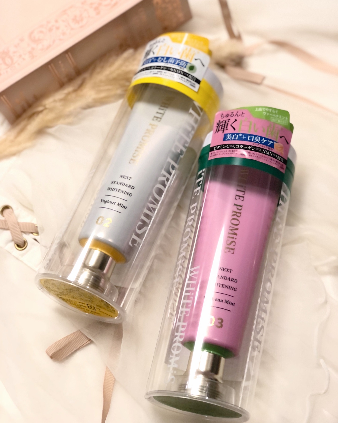 ホワイトプロミス  美白*＋むし歯予防*/WHiTE PROMiSE/歯磨き粉を使ったクチコミ（1枚目）