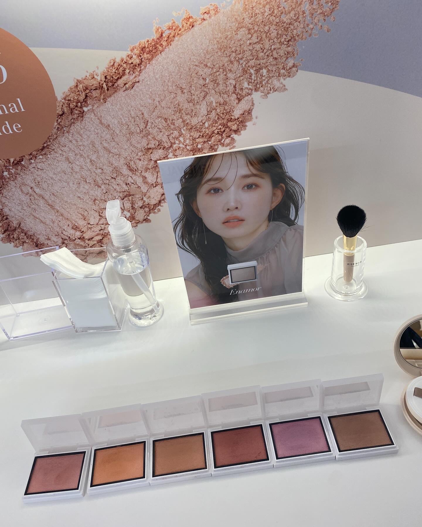 メロウメルティングチーク 03 My temperature/Enamor/パウダーチークを使ったクチコミ（1枚目）