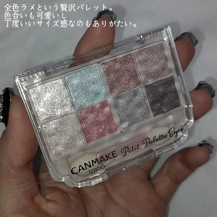プティパレットアイズ(スパークリングタイプ)/キャンメイク/アイシャドウを使ったクチコミ(2枚目)