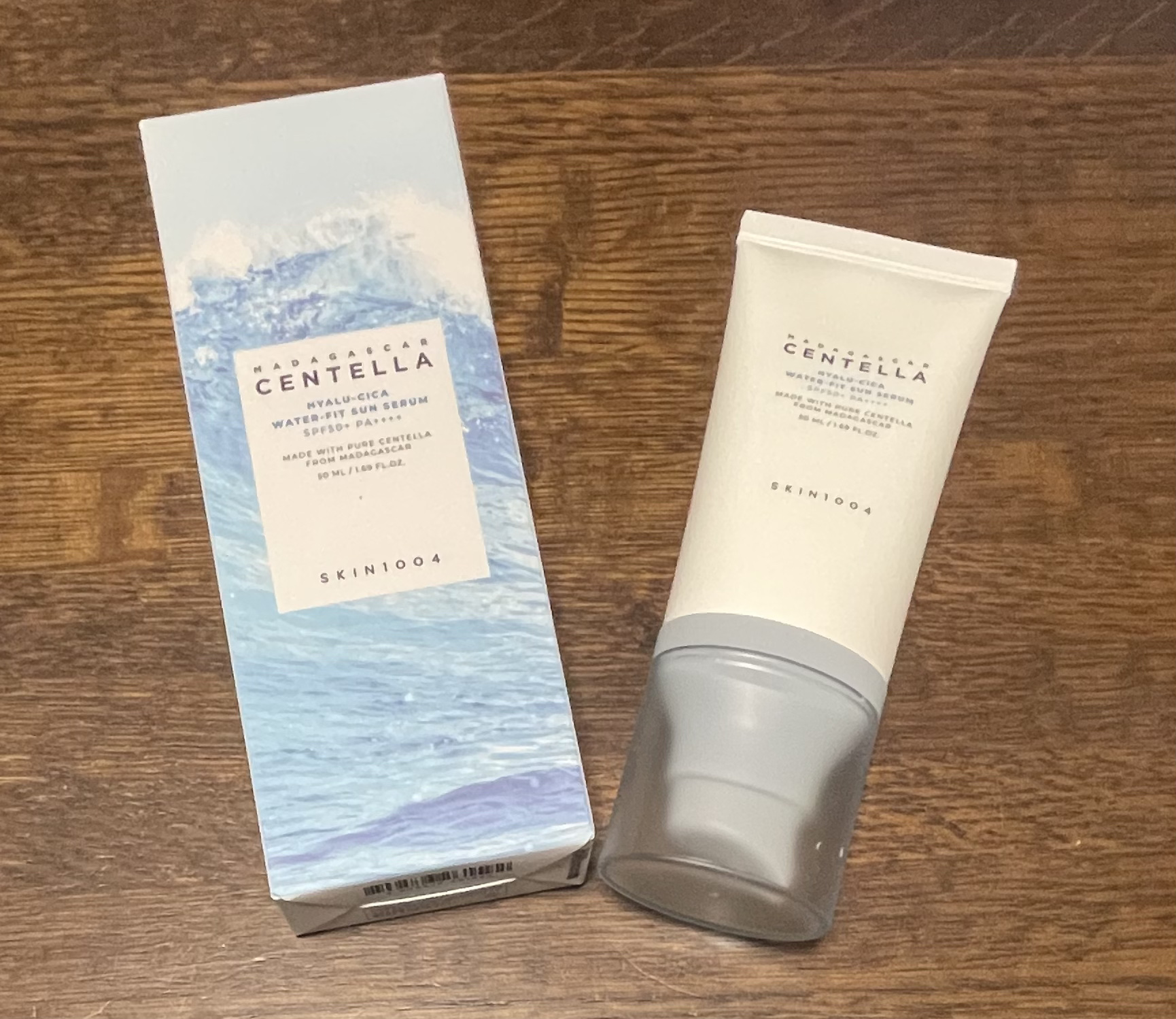 ヒアルーシカ ウォーターフィット サンセラム/SKIN1004/日焼け止めローションを使ったクチコミ（1枚目）