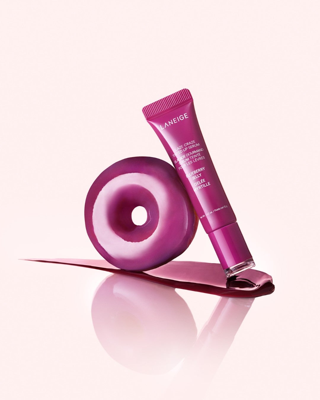 【公式】LANEIGE(ラネージュ) on LIPS 「𝐍𝐄𝐖𝐂𝐎𝐋𝐎𝐑💜#ドーナツリップに新色が仲間入り!✨️フレッ..」(1枚目)