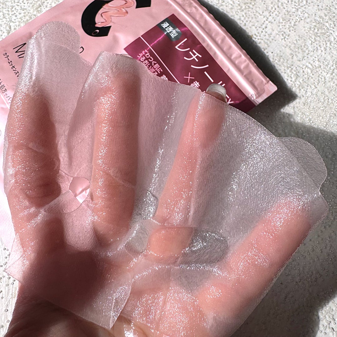 肌美精 カラーエッセンスマスク ピンク/肌美精/シートマスク・パックを使ったクチコミ(5枚目)