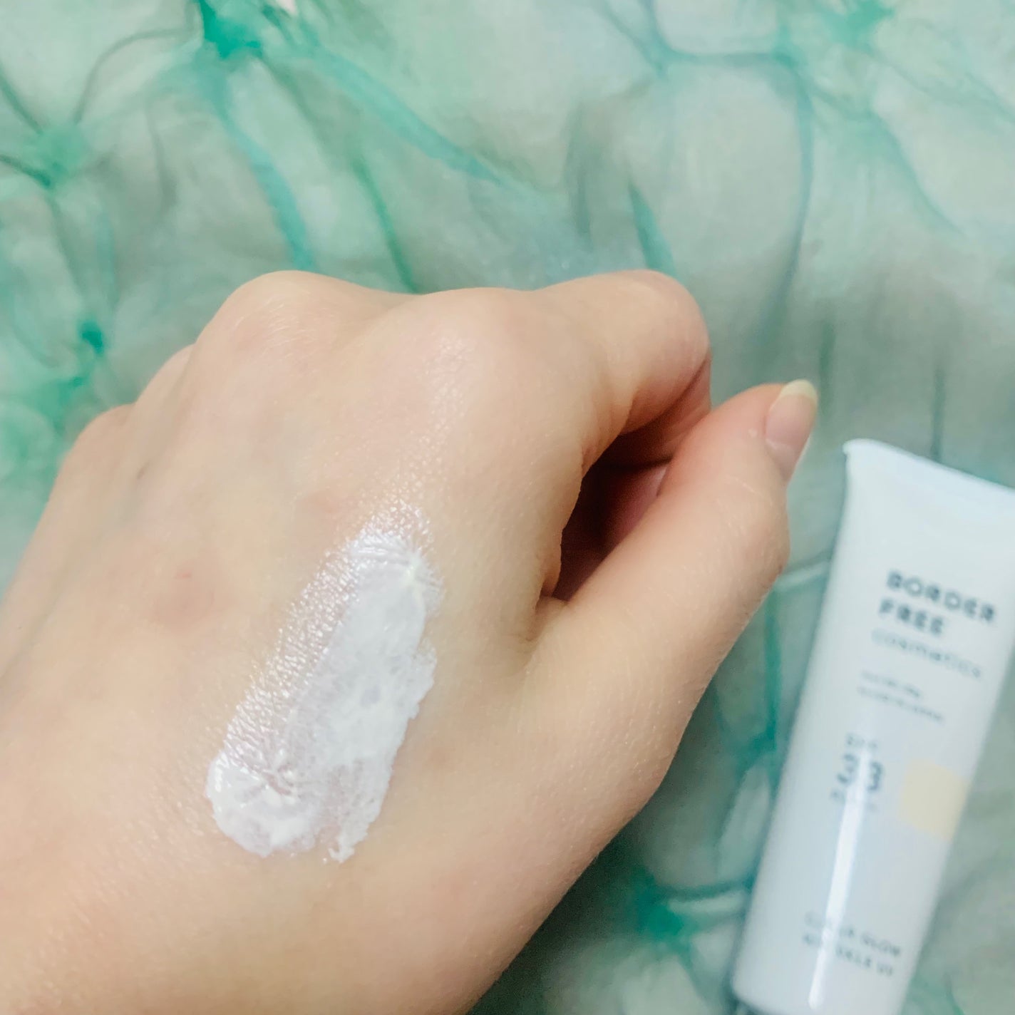 クリアグロウリンクルUV/BORDER FREE cosmetics/日焼け止め・UVケアを使ったクチコミ(3枚目)