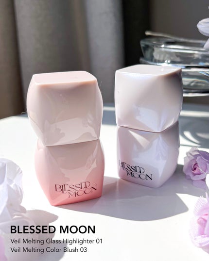 Veil Melting Glass Highlighter 01.Diamond Dust/BLESSED MOON/リキッドハイライトを使ったクチコミ(7枚目)