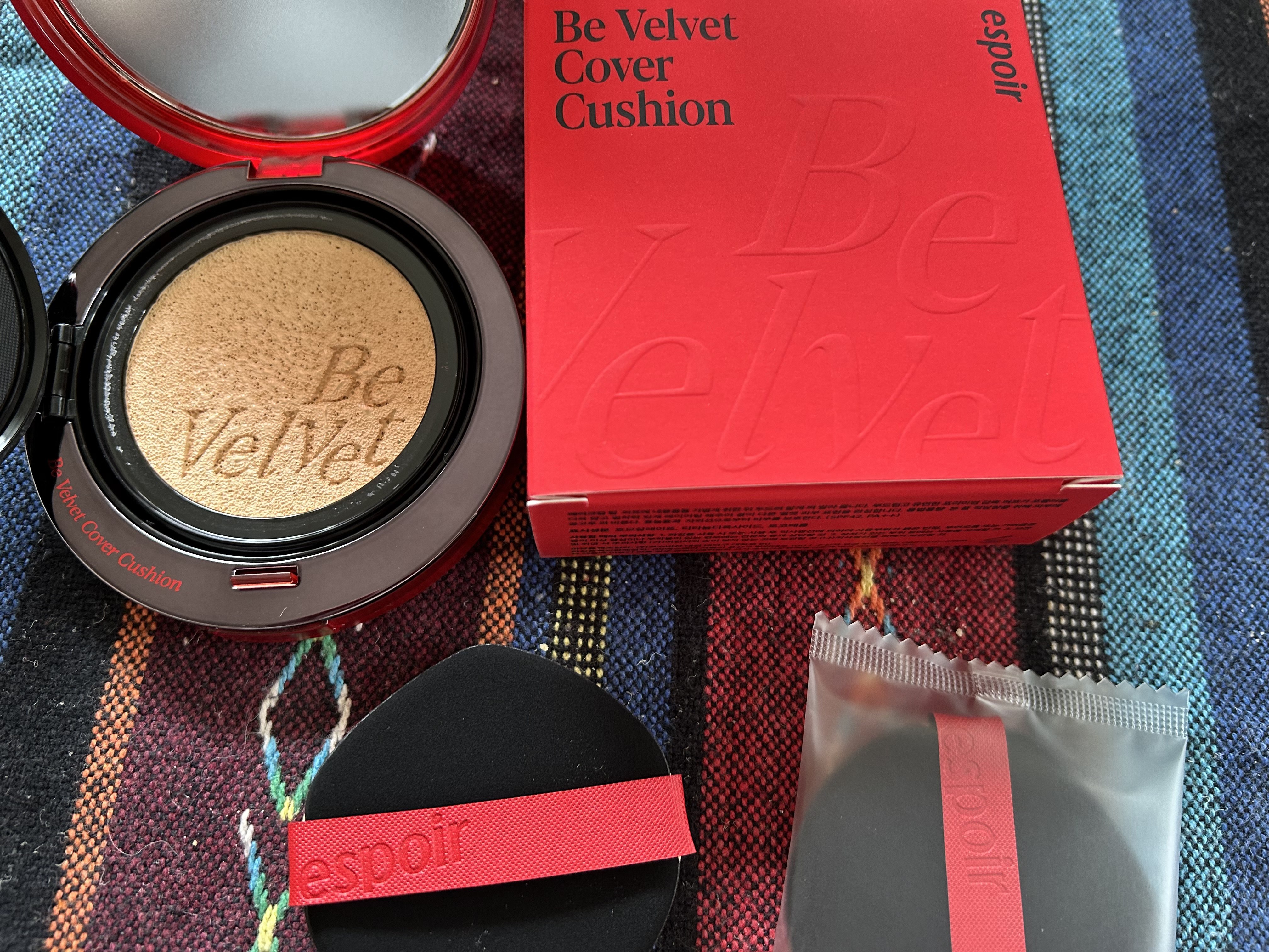 ビーベルベットカバークッション/espoir/クッションファンデーションを使ったクチコミ（1枚目）