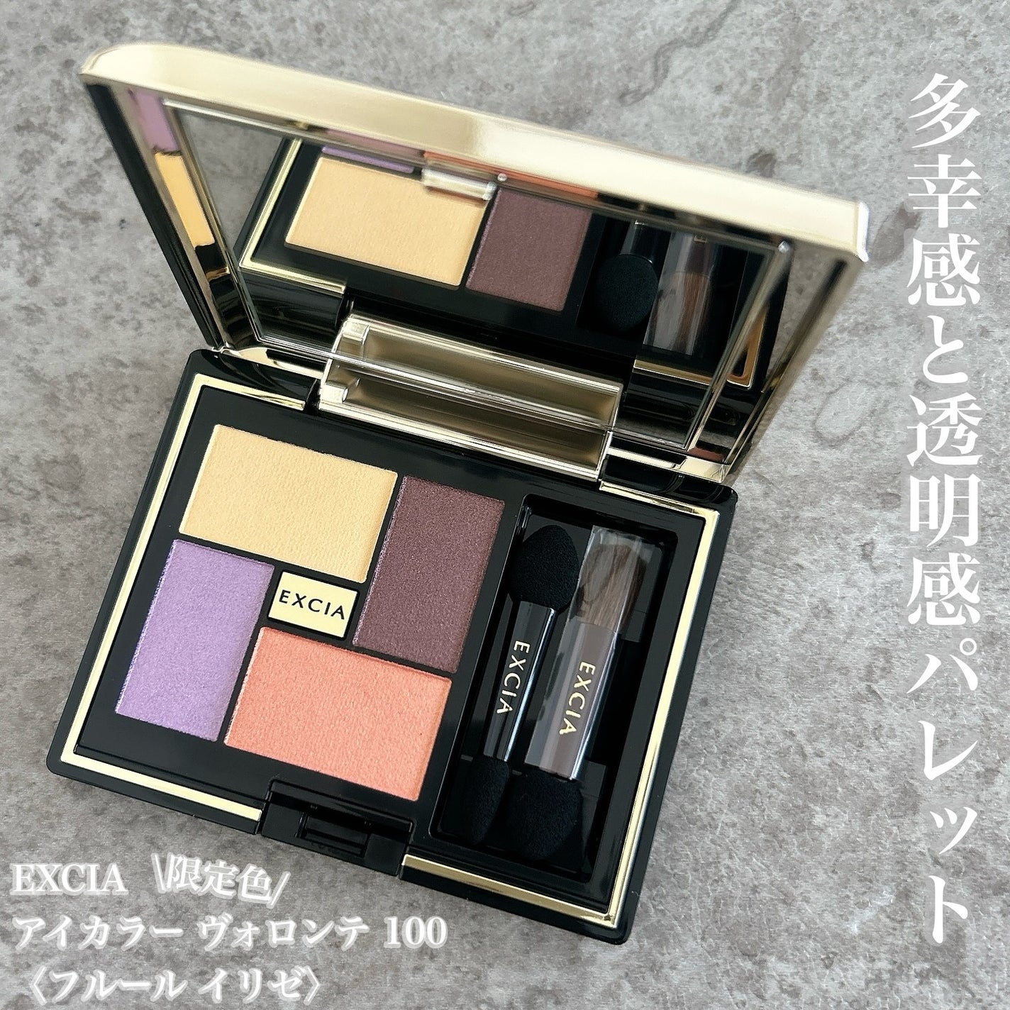 エクシア アイカラー ヴォロンテ/ALBION/アイシャドウパレットを使ったクチコミ(1枚目)