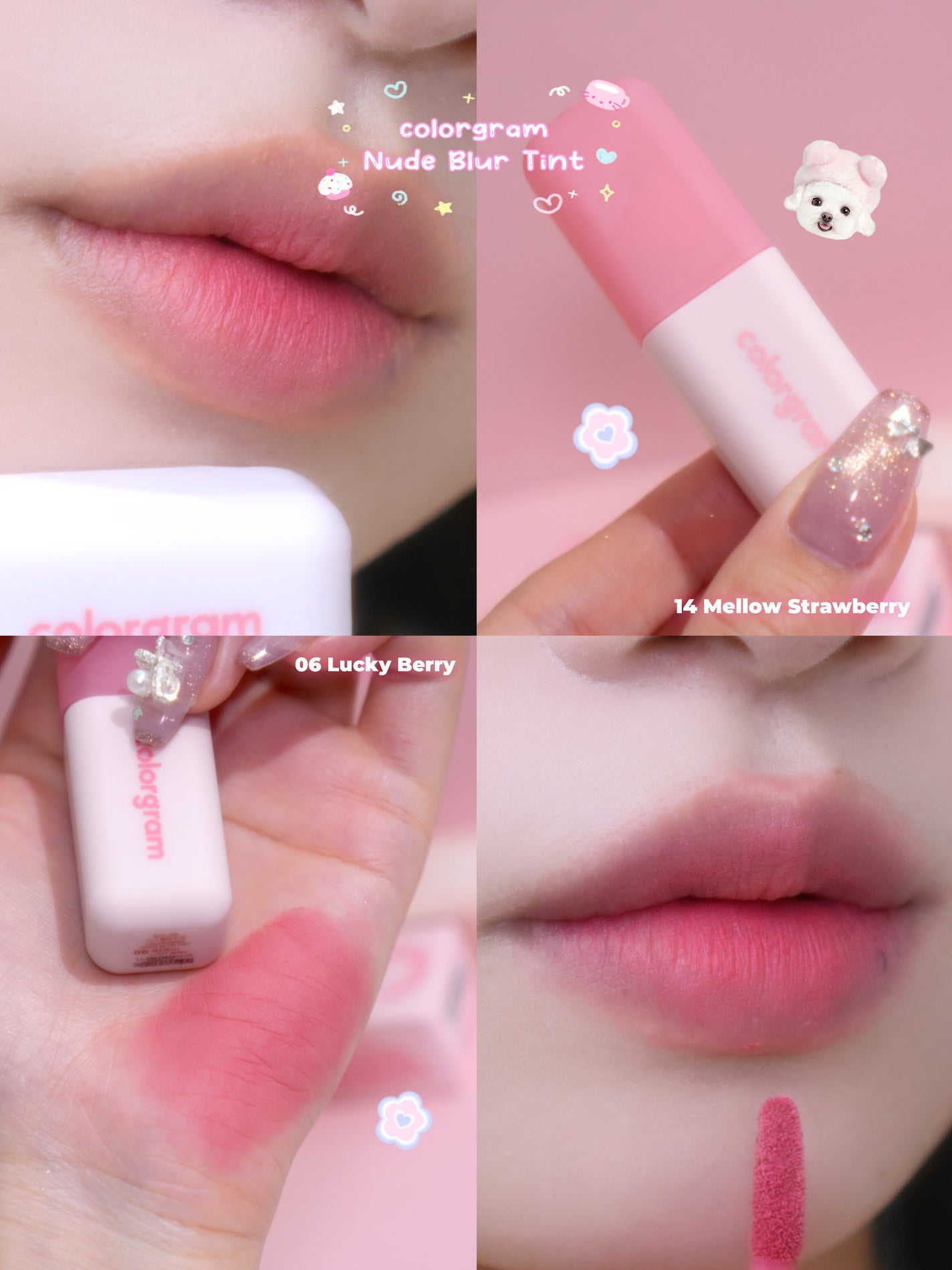 カラーグラム ヌーディーブラーティント/Colorgram/リップティントを使ったクチコミ(1枚目)