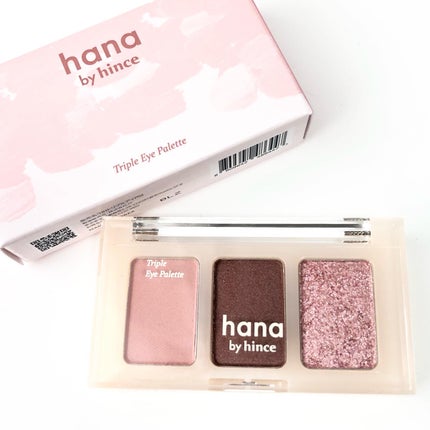 トリプルアイパレット/hana by hince/アイシャドウパレットを使ったクチコミ(1枚目)