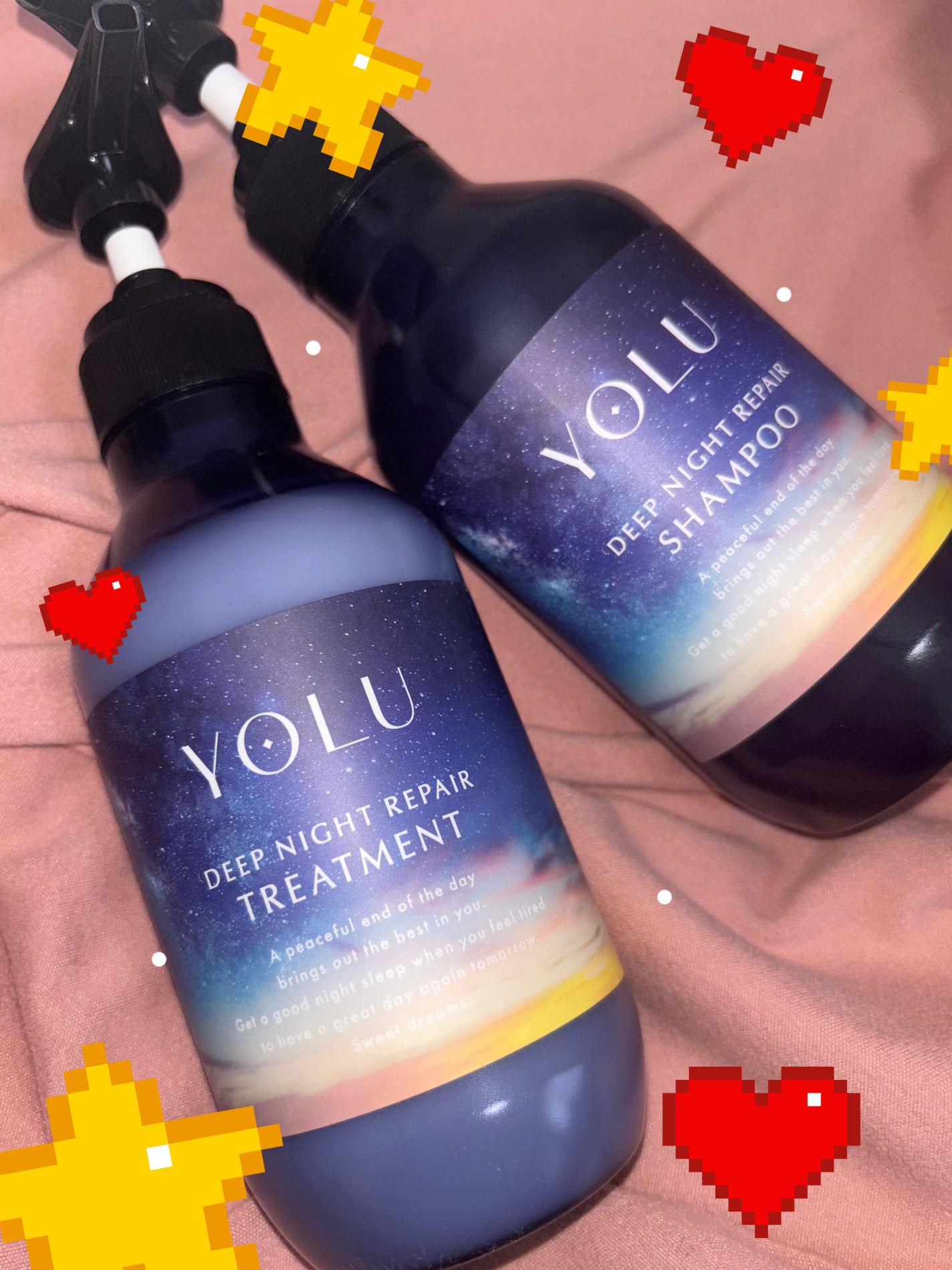 ディープナイトリペアシャンプー/トリートメント/YOLU/シャンプー・コンディショナーを使ったクチコミ(1枚目)