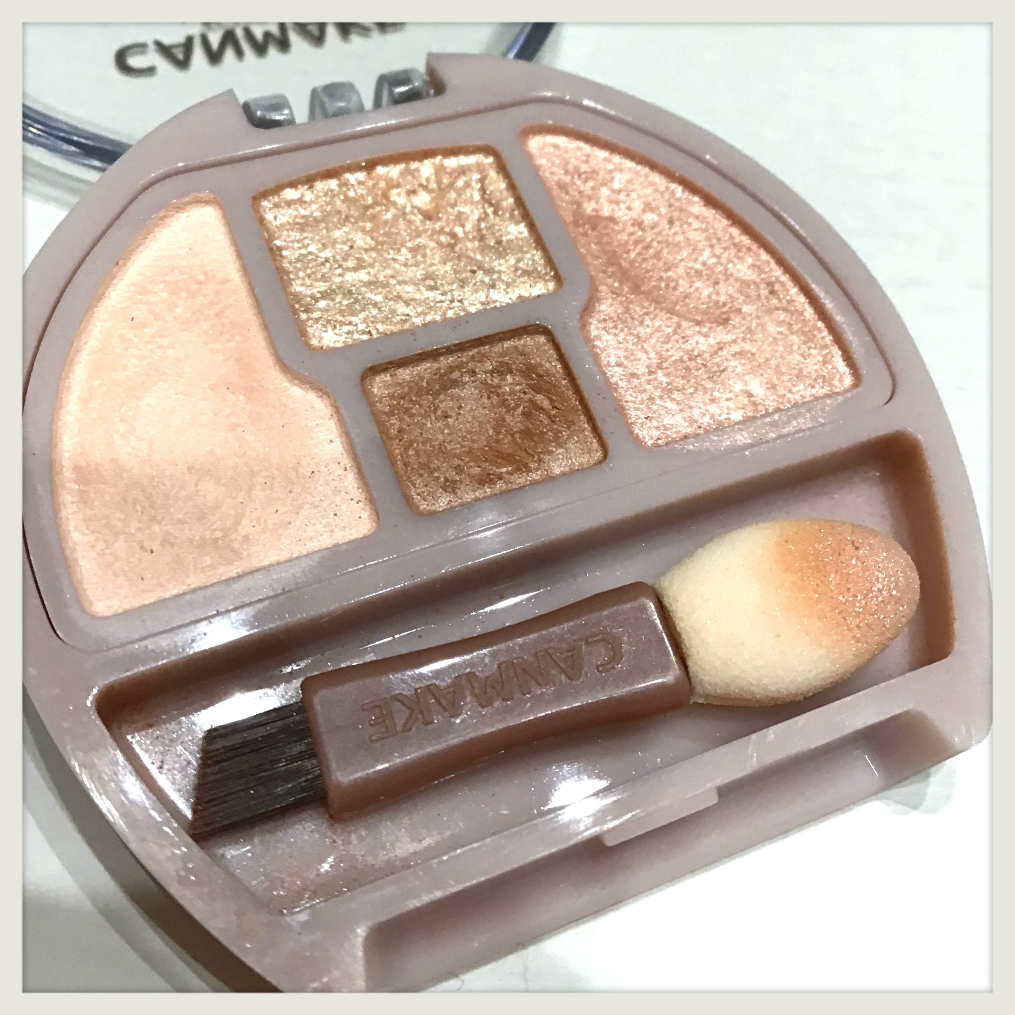 プランぷくコーデアイズ/キャンメイク/パウダーアイシャドウを使ったクチコミ（2枚目）