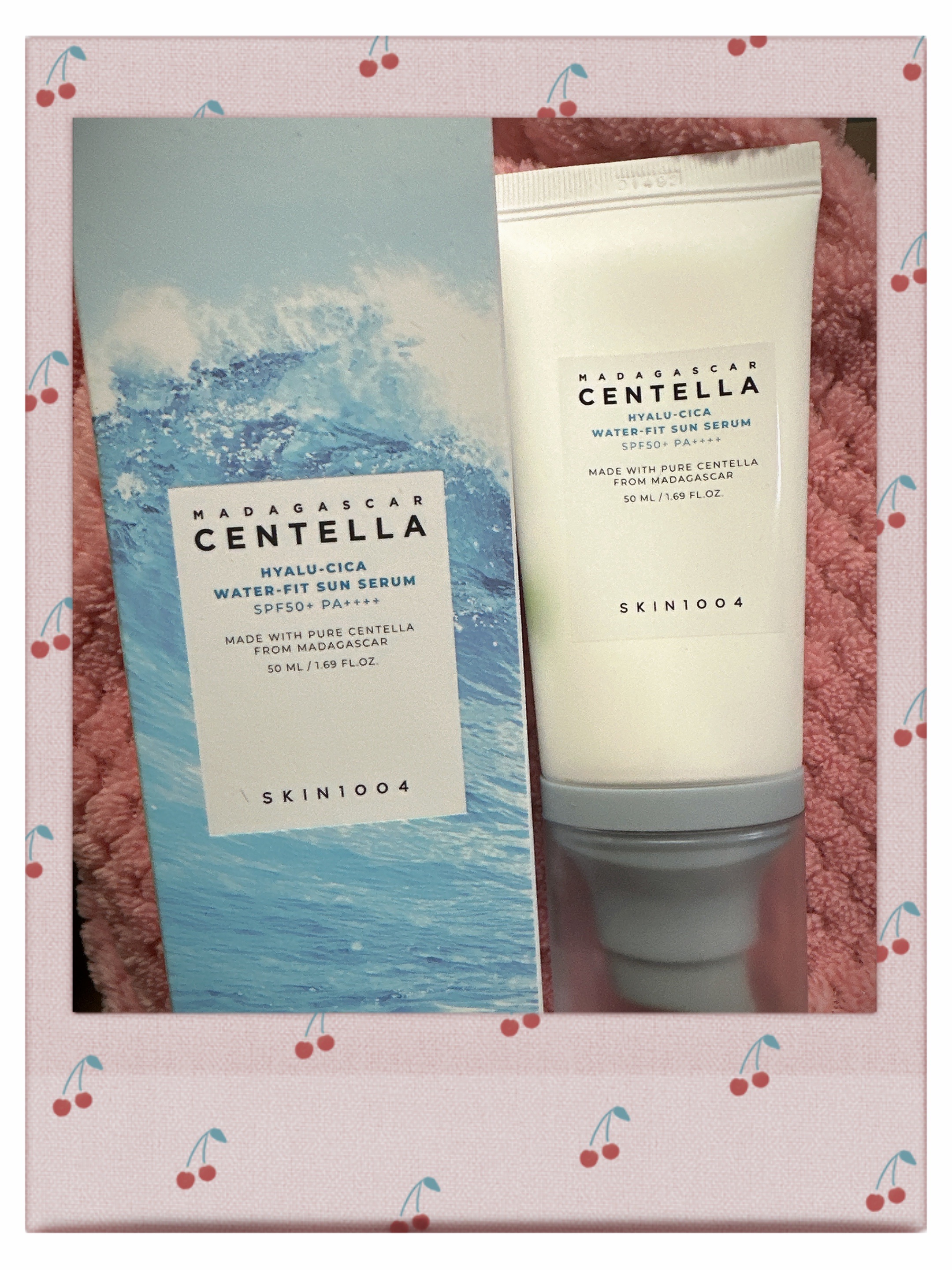 ヒアルーシカ ウォーターフィット サンセラム/SKIN1004/日焼け止めローションを使ったクチコミ（1枚目）