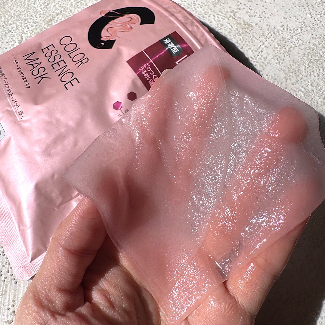 肌美精 カラーエッセンスマスク ピンク/肌美精/シートマスク・パックを使ったクチコミ(4枚目)