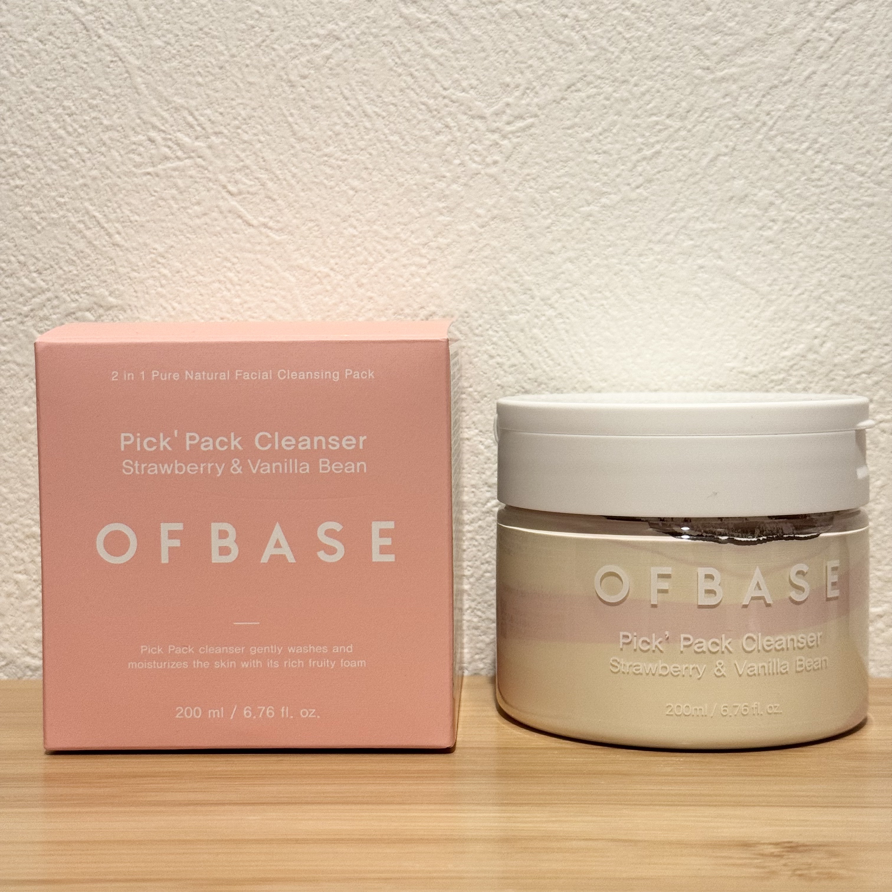 ピックパッククレンザー イチゴ&バニラビーン/OFBASE/洗い流すパック・マスクを使ったクチコミ（1枚目）