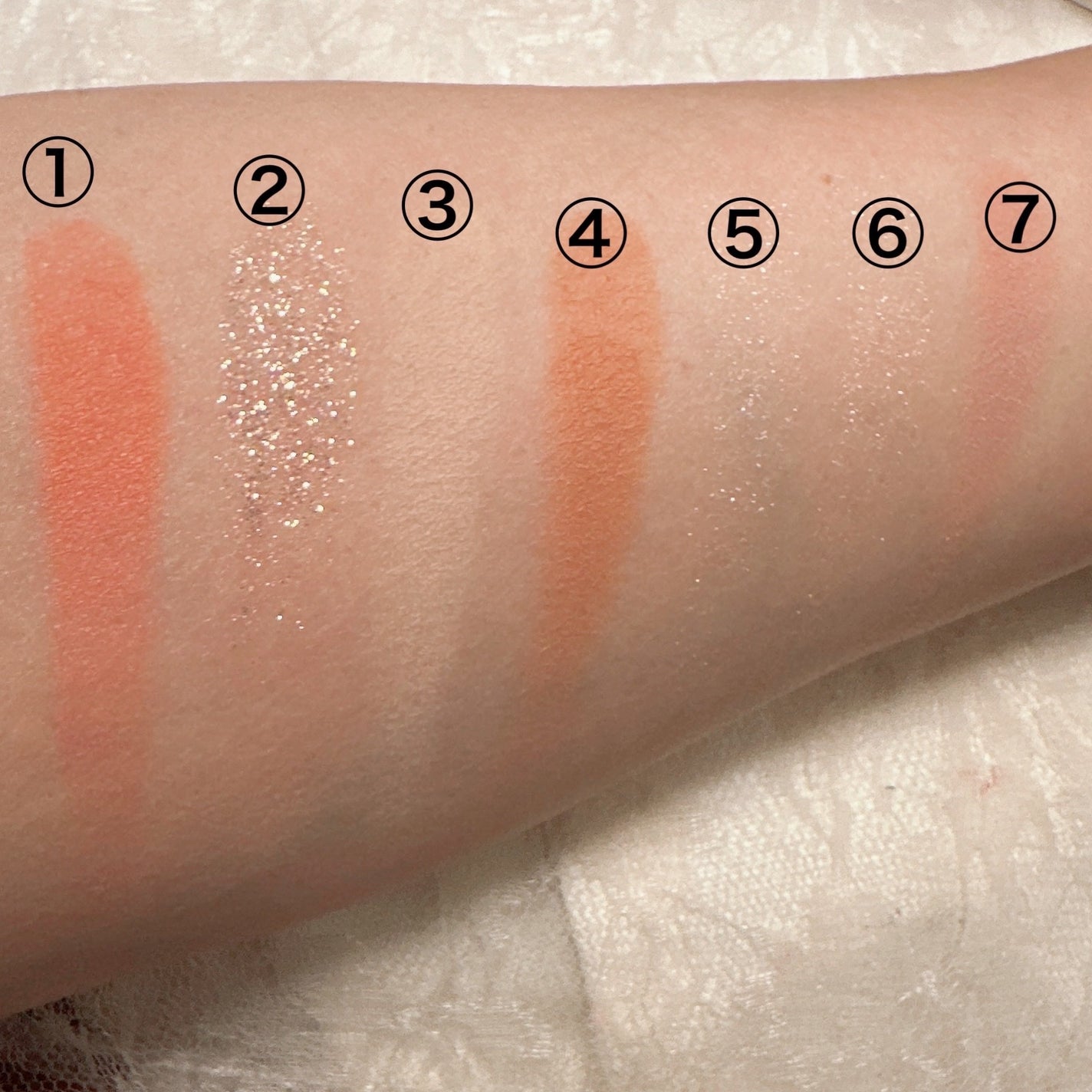 KM マルチパーパスパレット/DAISO/アイシャドウパレットを使ったクチコミ(3枚目)