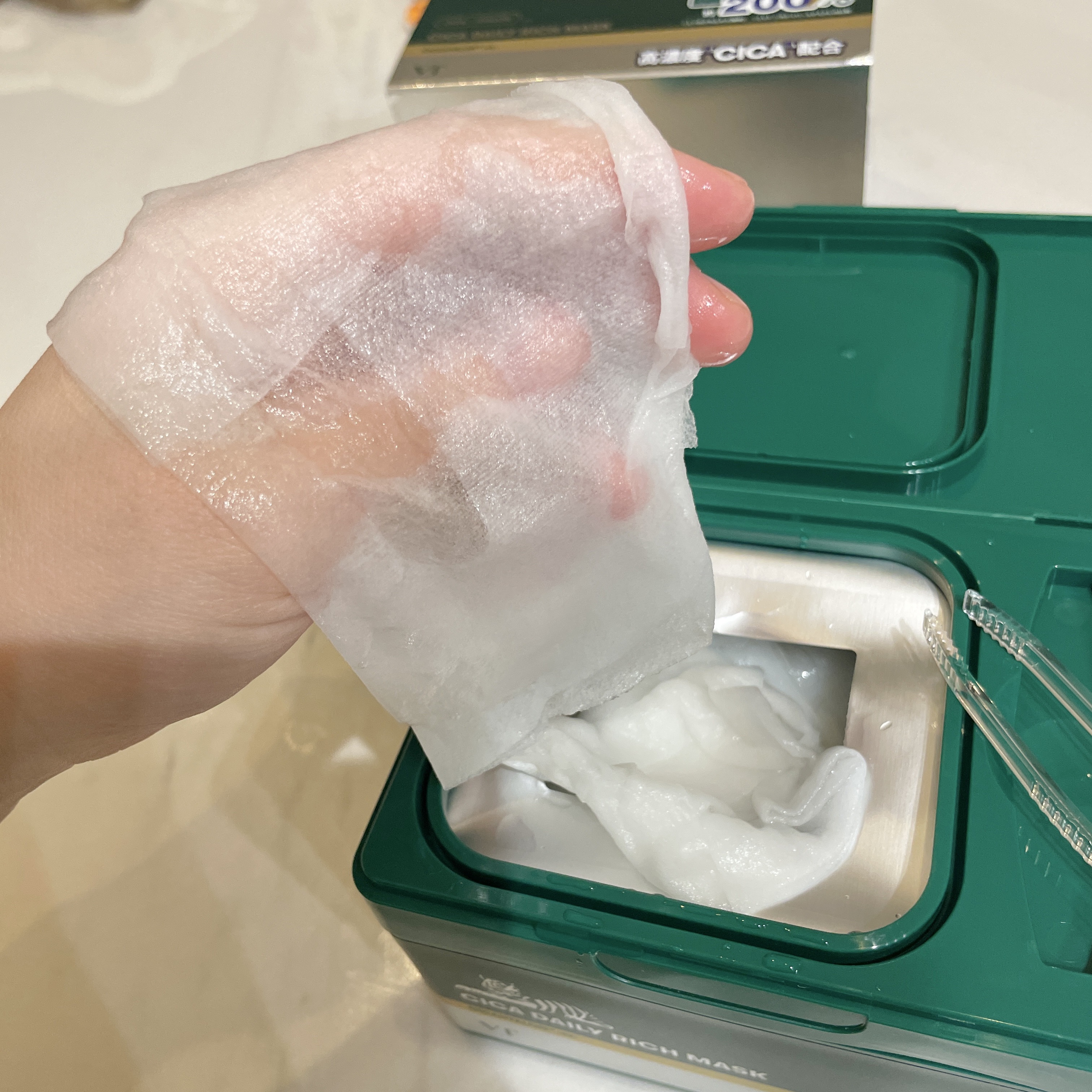 CICA デイリースージングマスク/VT/シートマスク・パックを使ったクチコミ（2枚目）