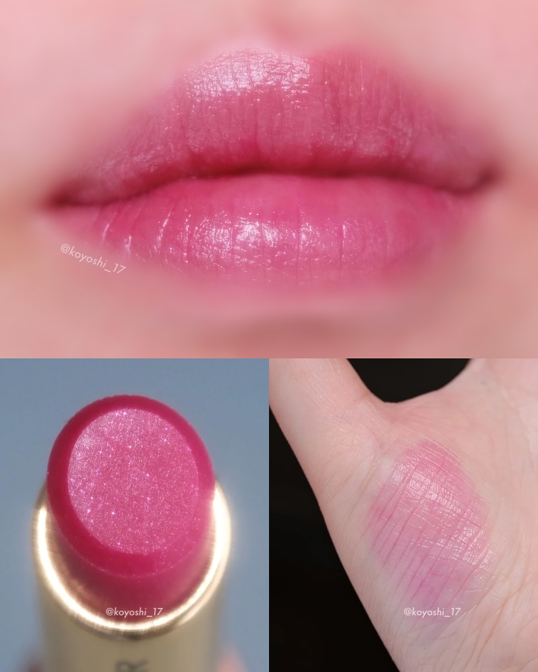 ピュア カラー クリスタル バーム/ESTEE LAUDER/口紅を使ったクチコミ（3枚目）