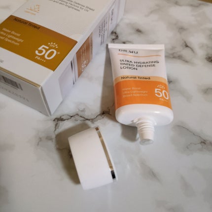 サンスクリーン+モイスト(色付き)<日焼け止め>/DR.WU/日焼け止めローションを使ったクチコミ(2枚目)