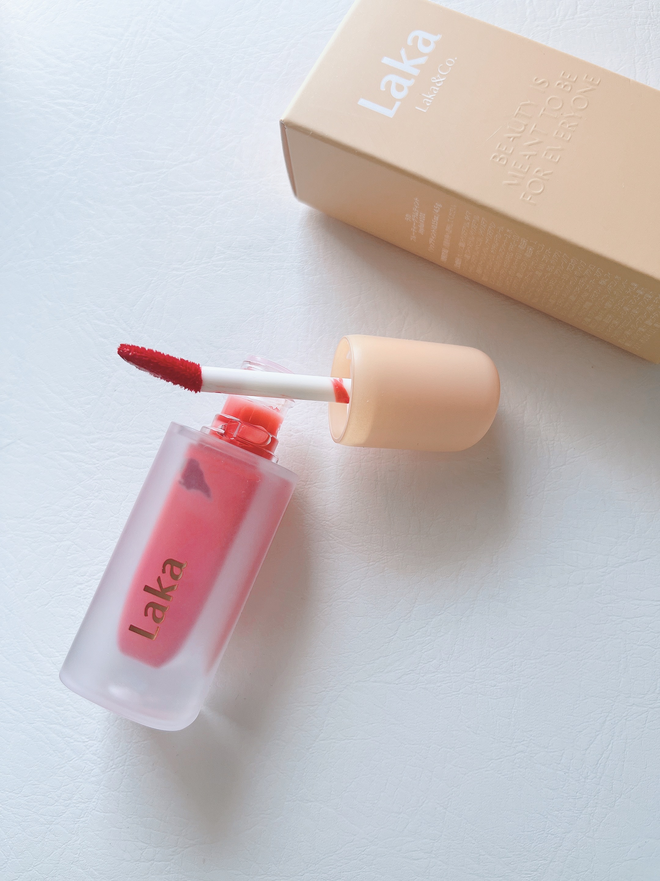 フルーティーグラムティント/Laka/リップティントを使ったクチコミ（2枚目）